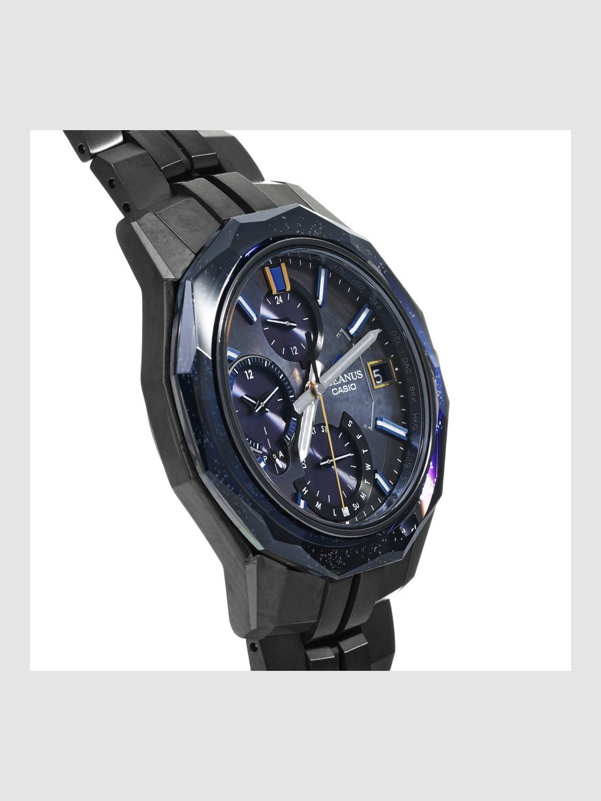 Casio Used Casio OCW-S6000BV-1AJR Black Shell Men's Watch
