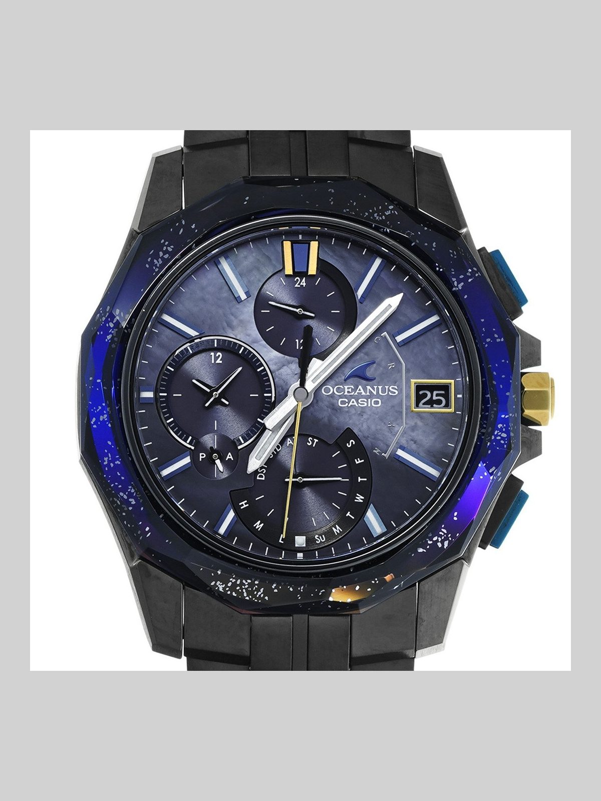 Casio Used Casio OCW-S6000BV-1AJR Black Shell Men's Watch