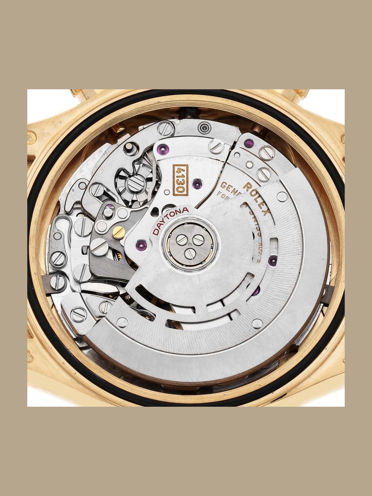 Rolex Daytona Pikachu Yellow Gold Champagne Dial Mens Watch 116518 Box Card