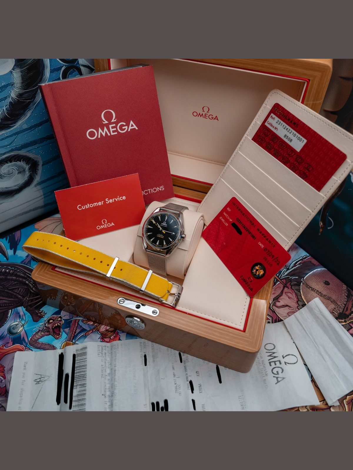OMEGA 2022 Omega Seamaster Aqua Terra 150m 15,000 Gauss “Bumblebee”231.12.42.21.01.001