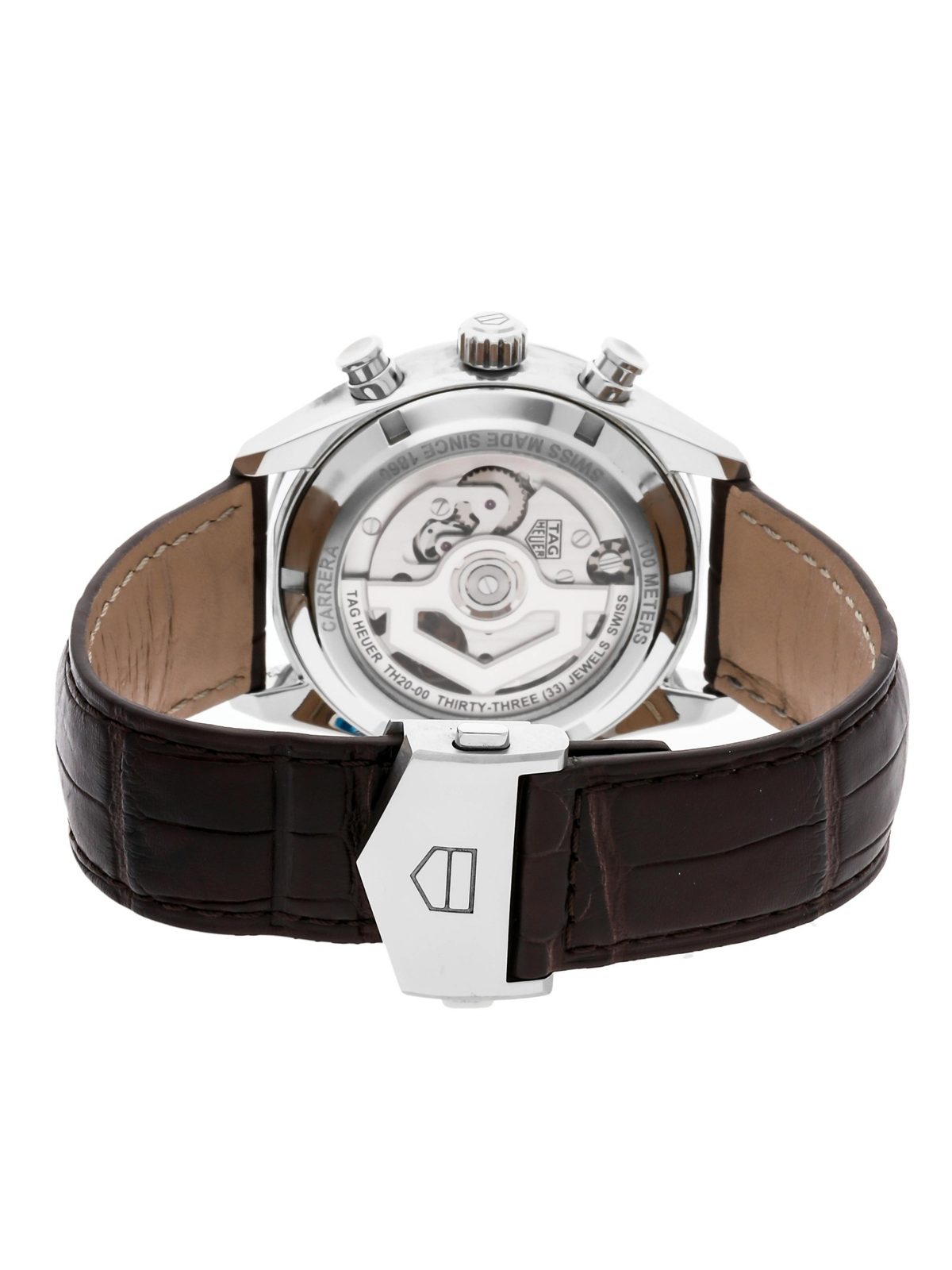 Tag Heuer Carrera Chronograph Steel Auto 42mm Strap Watch CBN2013.FC6483