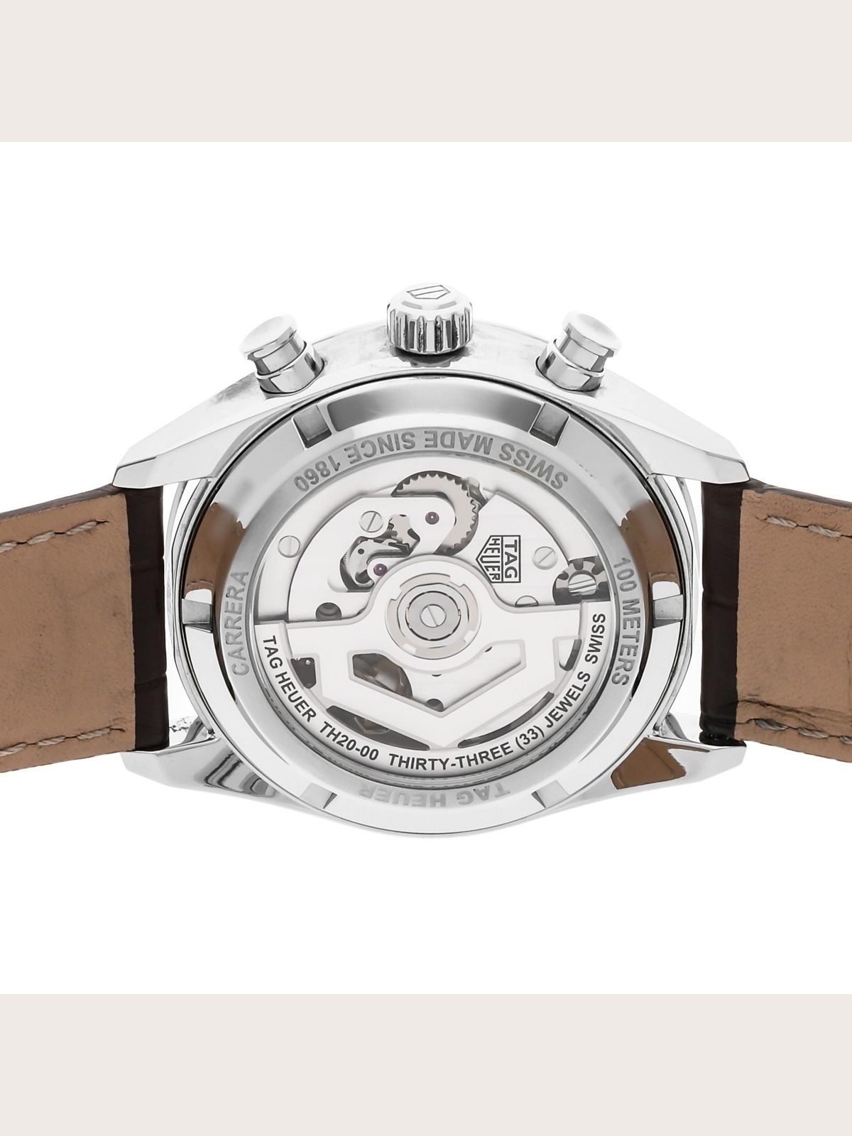 Tag Heuer Carrera Chronograph Steel Auto 42mm Strap Watch CBN2013.FC6483