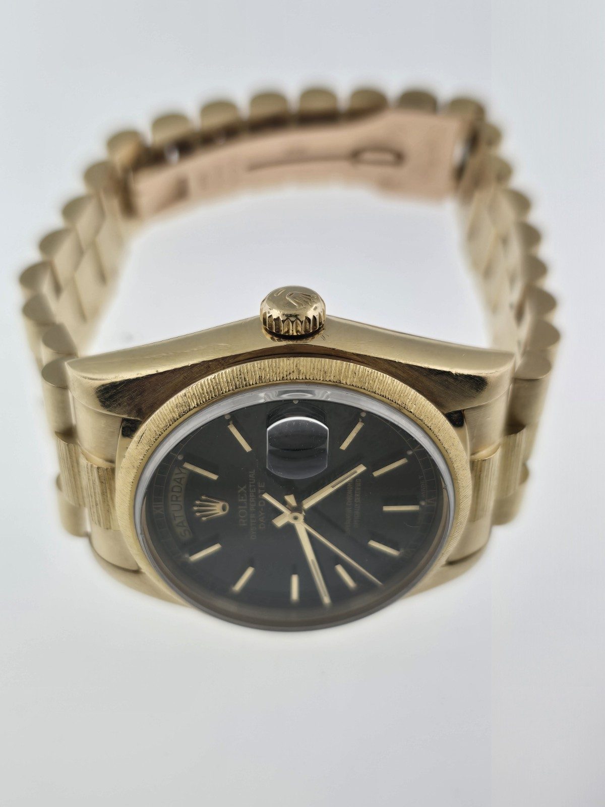 Rolex President Day-Date 18078 18K Factory Barked 36MM Luxury Watch. Beautiful.