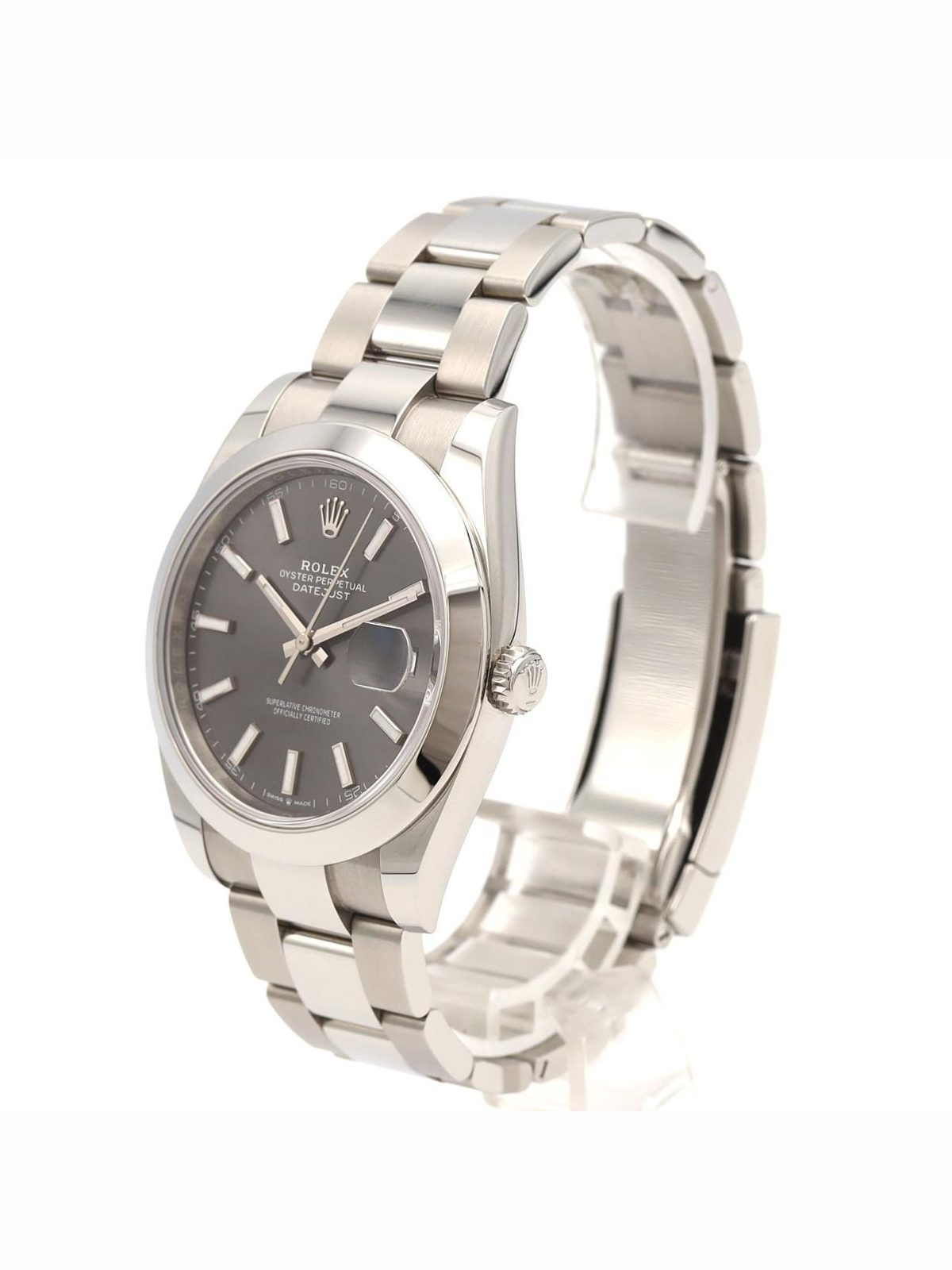 ROLEX Authentic Rolex Datejust 126300 Stainless Steel Mechanical Automatic Random ...