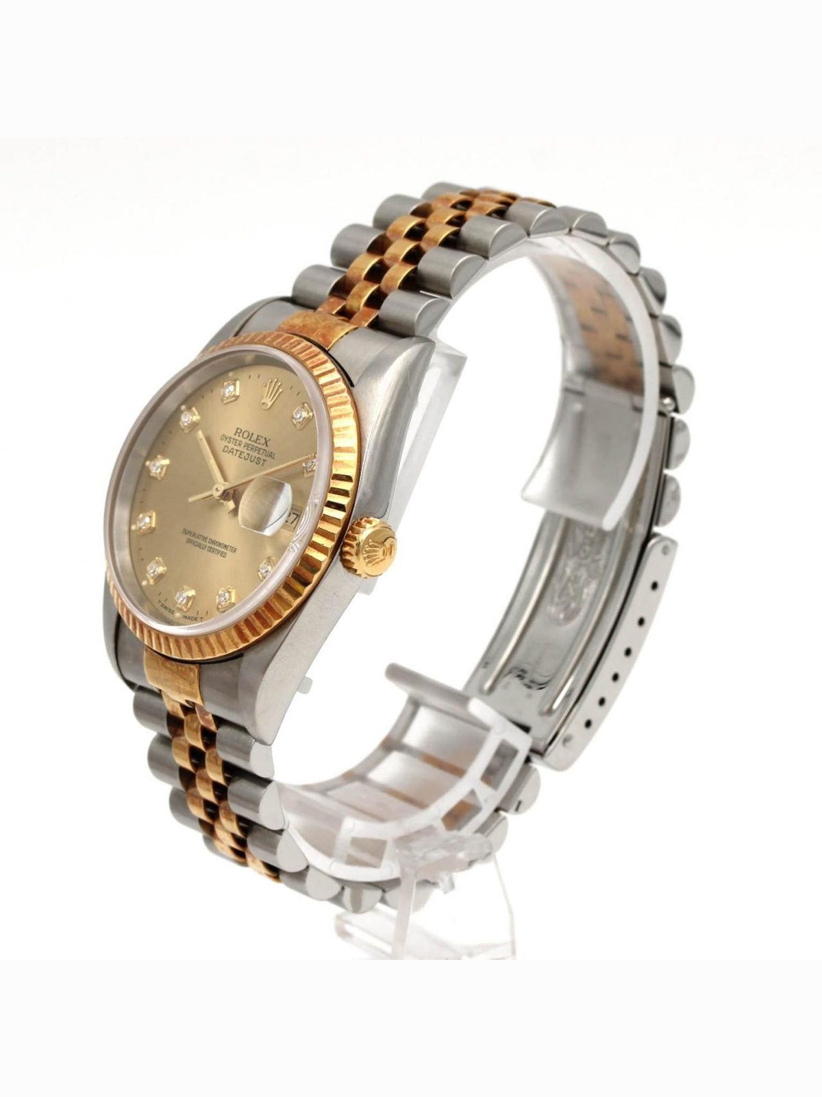 ROLEX Authentic [Unserviced - Value Price] Rolex Datejust 16233G SSxYG Mechanical Watch