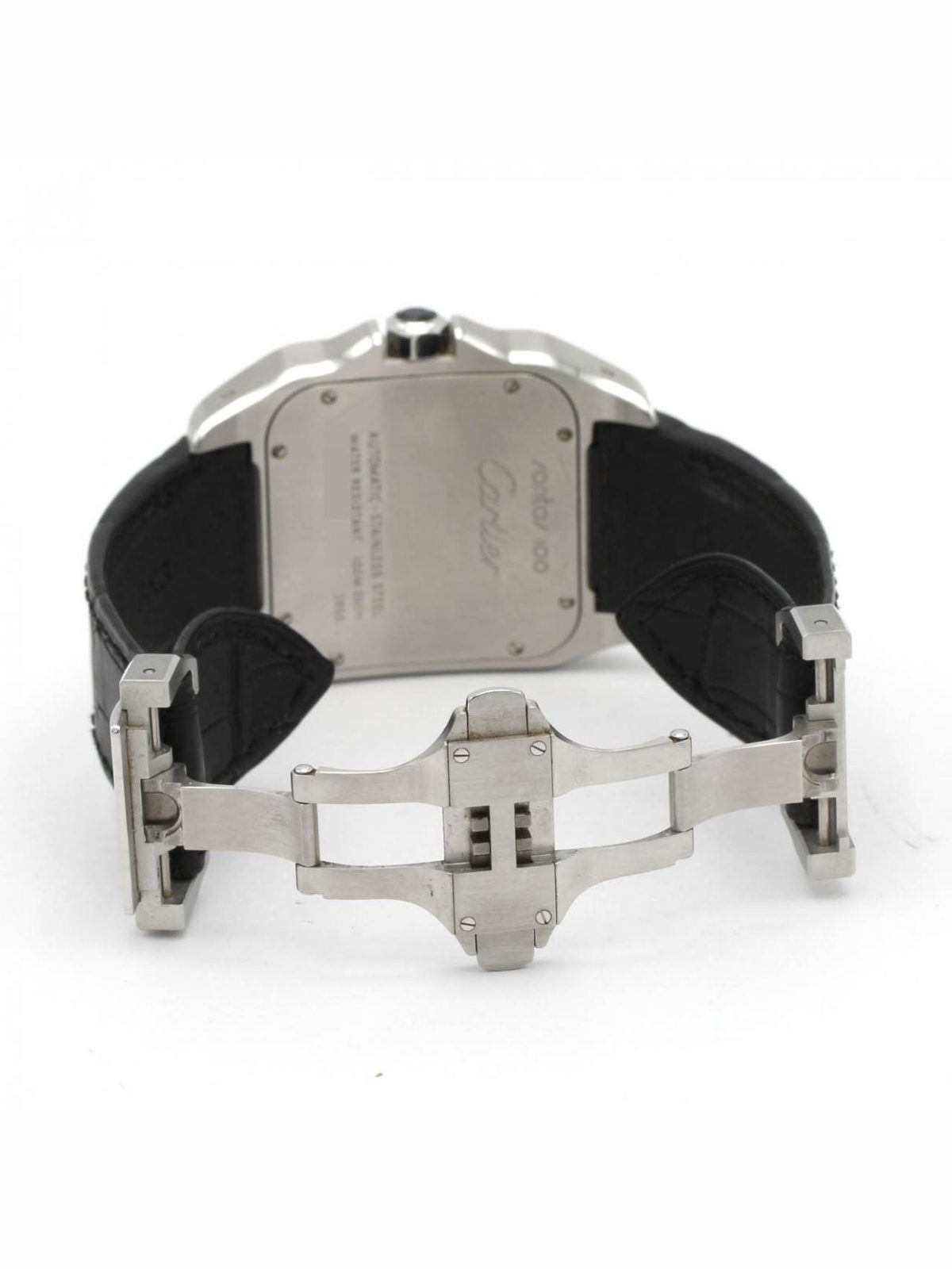CARTIER Authentic [Unserviced - Value Price] Cartier Santos 100 LM W20073X8 Stainless Steel Watch