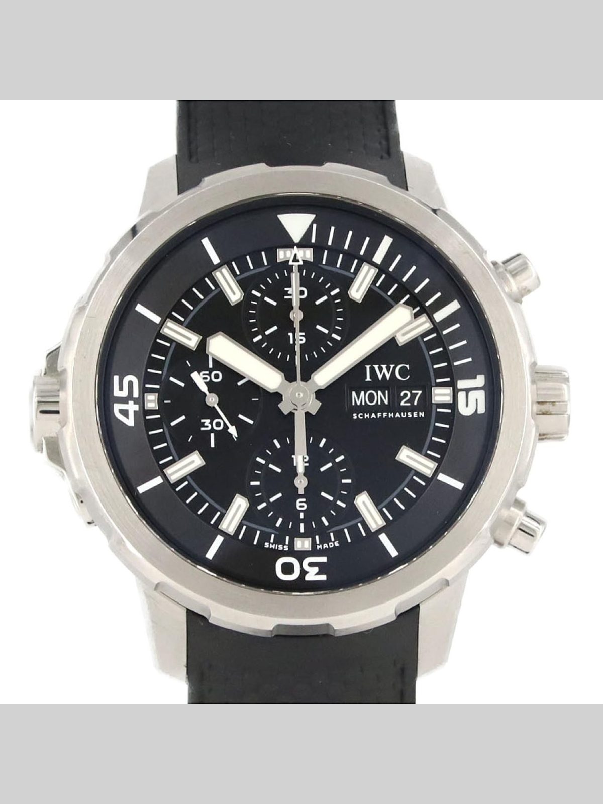 IWC Authentic [Unserviced - Value Price] IWC Aquatimer Chronograph IW376803 Stainless Steel 44mm Wristwatch