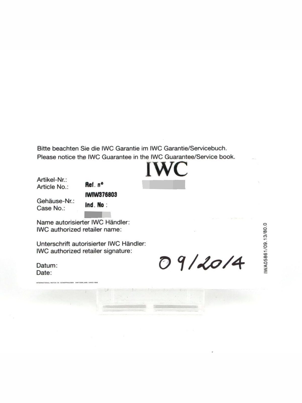 IWC Authentic [Unserviced - Value Price] IWC Aquatimer Chronograph IW376803 Stainless Steel 44mm Wristwatch