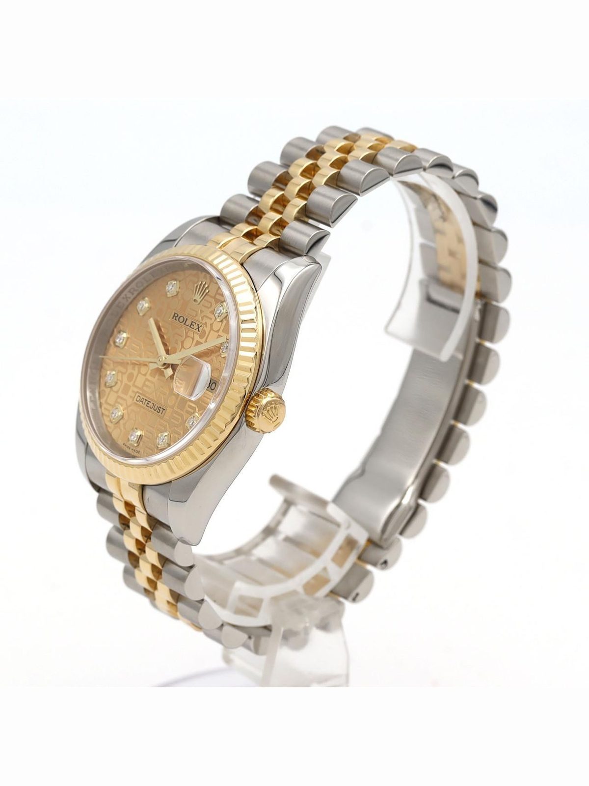 ROLEX Authentic Rolex Datejust 116233G SSxYG Mechanical Automatic V-Serial #270-004-315-1537