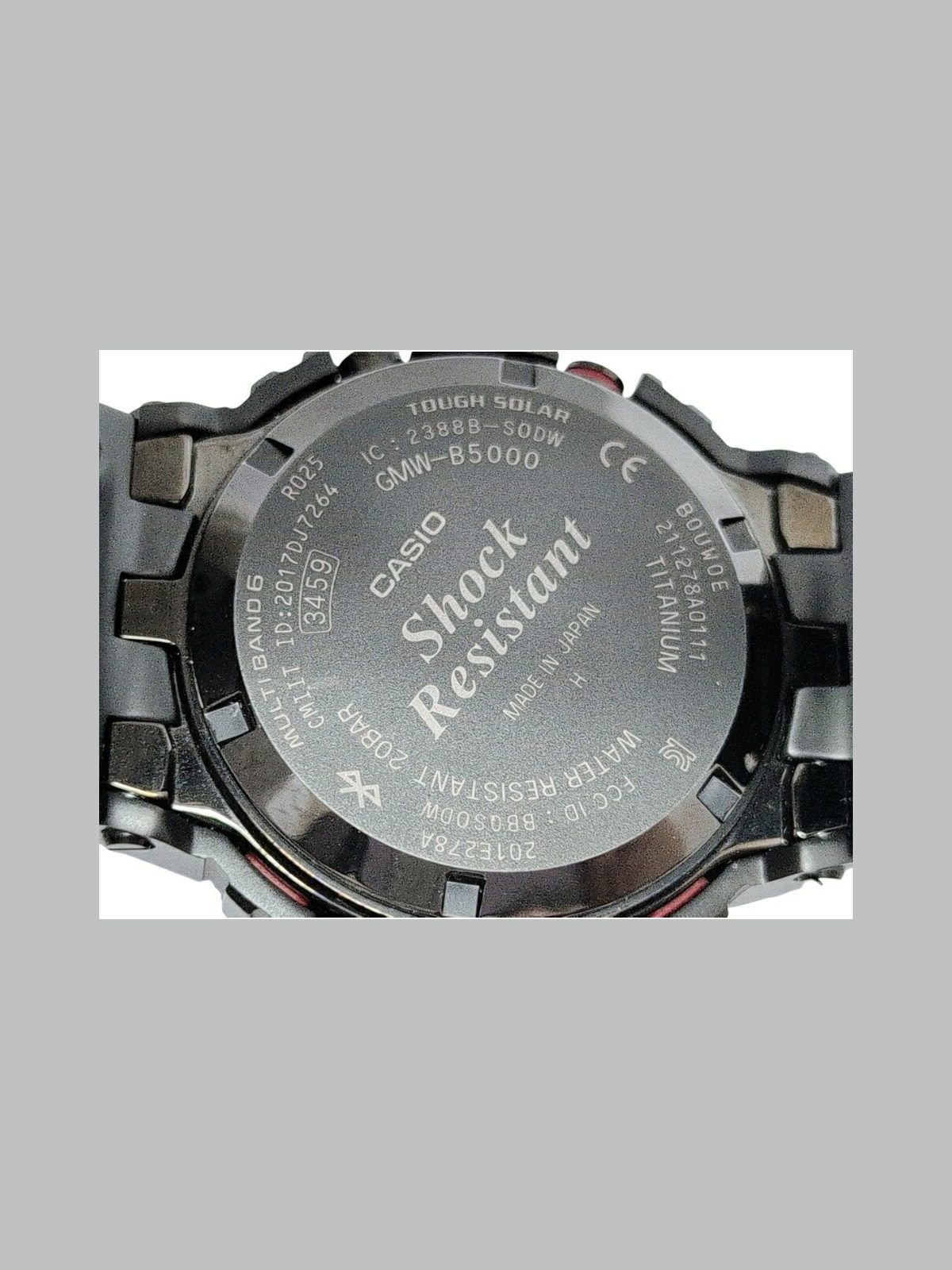 Casio G SHOCK G Shock FULL METAL GMW B5000 model black Gundam used