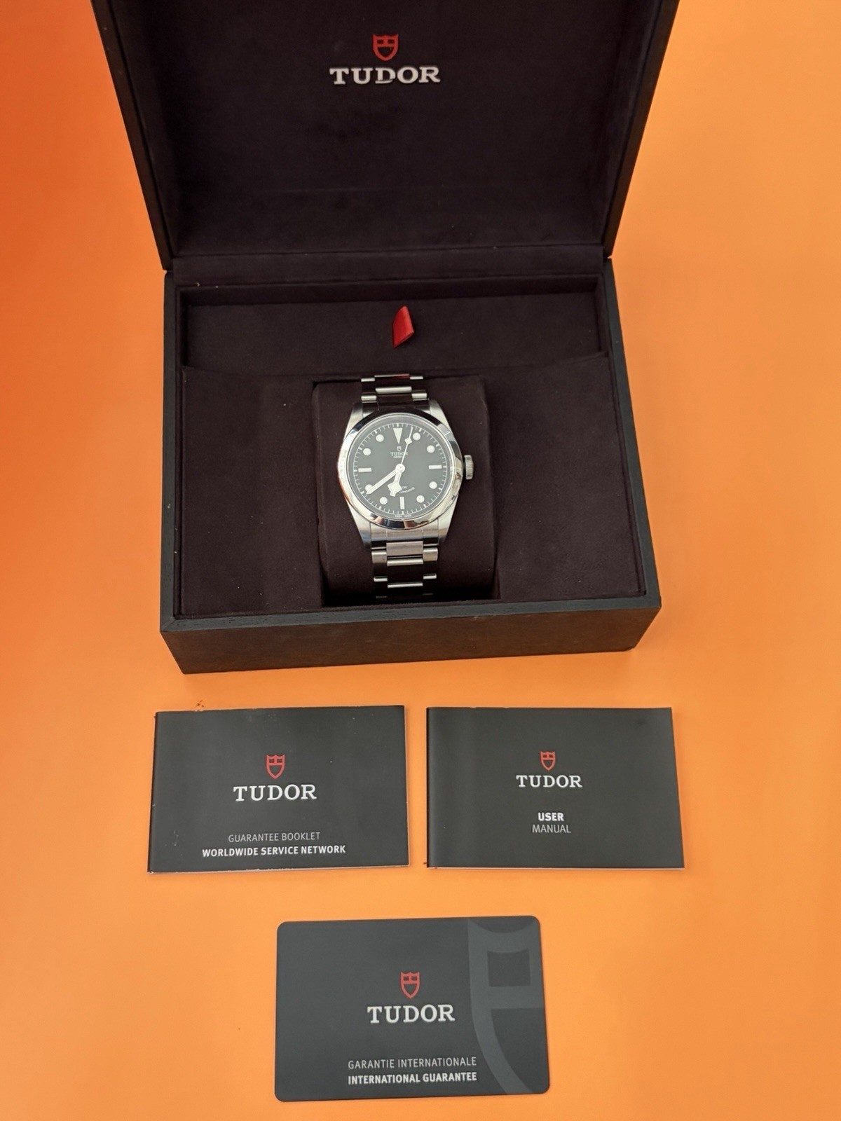 TUDOR Black Bay 41 41mm Black Dial Stainless Bracelet - Inner Box + Card (2021)