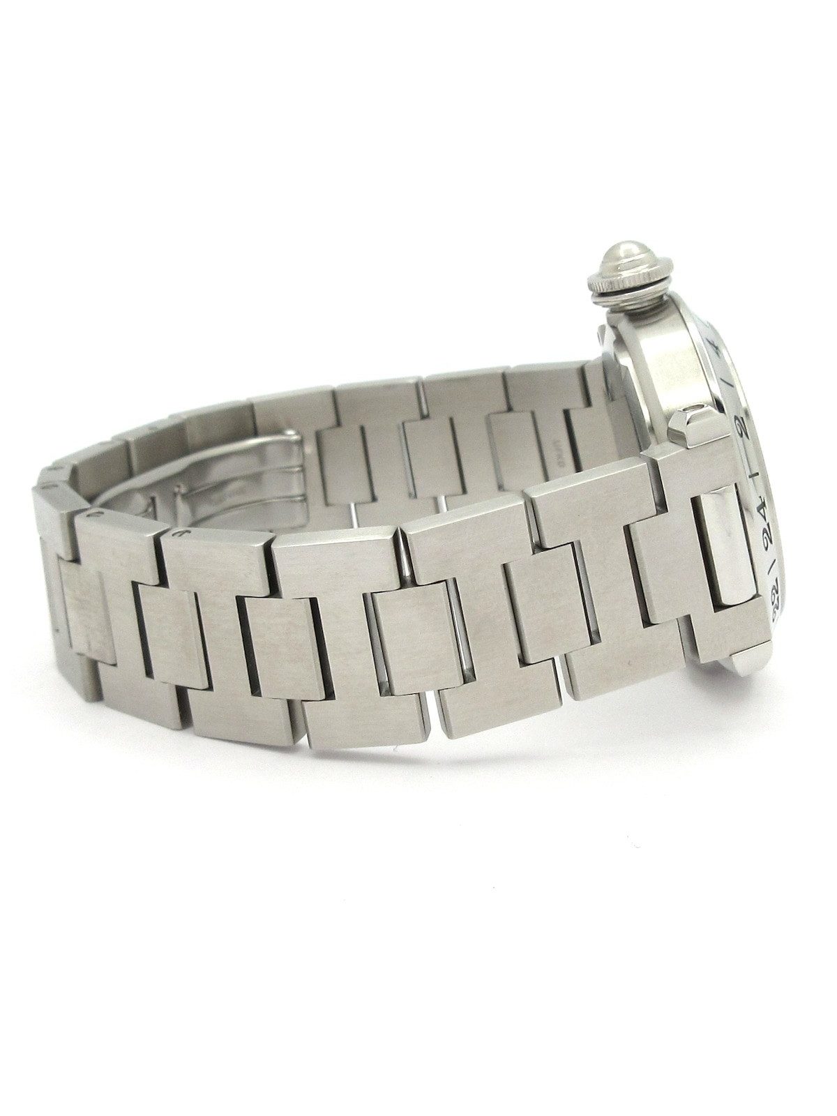 Cartier Pasha C Meridian GMT W31078M7 2*********** Silver Men's Wrist Watch