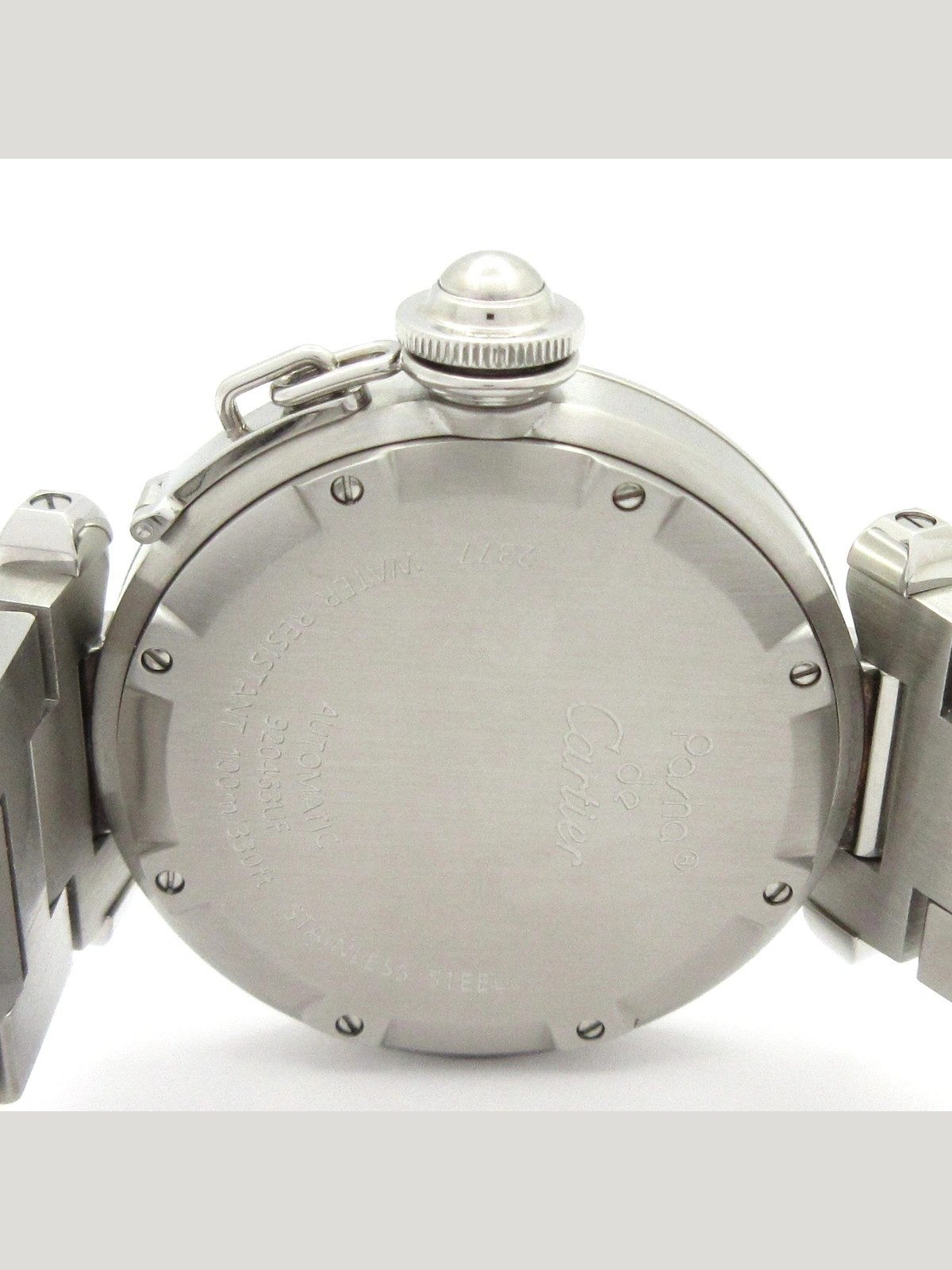 Cartier Pasha C Meridian GMT W31078M7 2*********** Silver Men's Wrist Watch