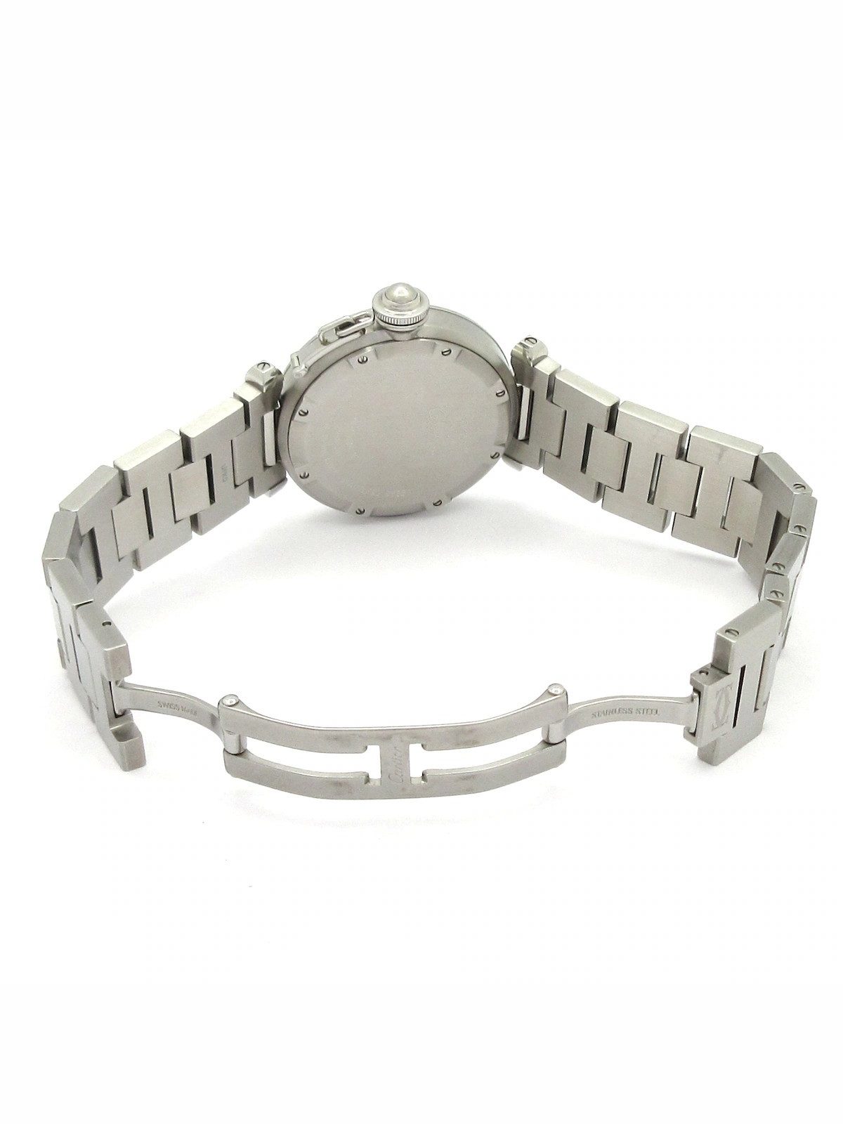 Cartier Pasha C Meridian GMT W31078M7 2*********** Silver Men's Wrist Watch