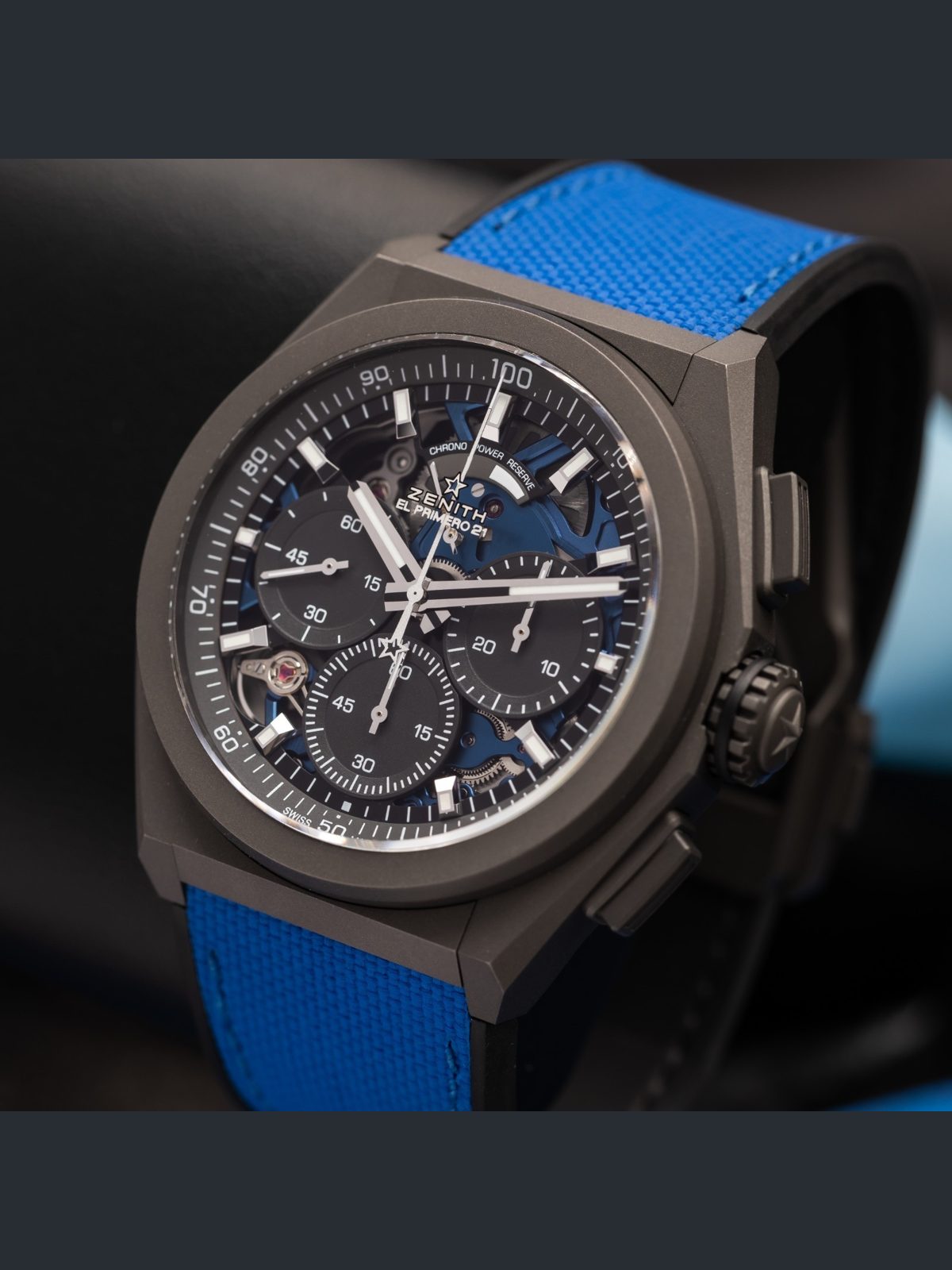 Zenith Defy El Primero Titanium Chronograph "Ultra Blue" - 97.9001.9004/81.R946
