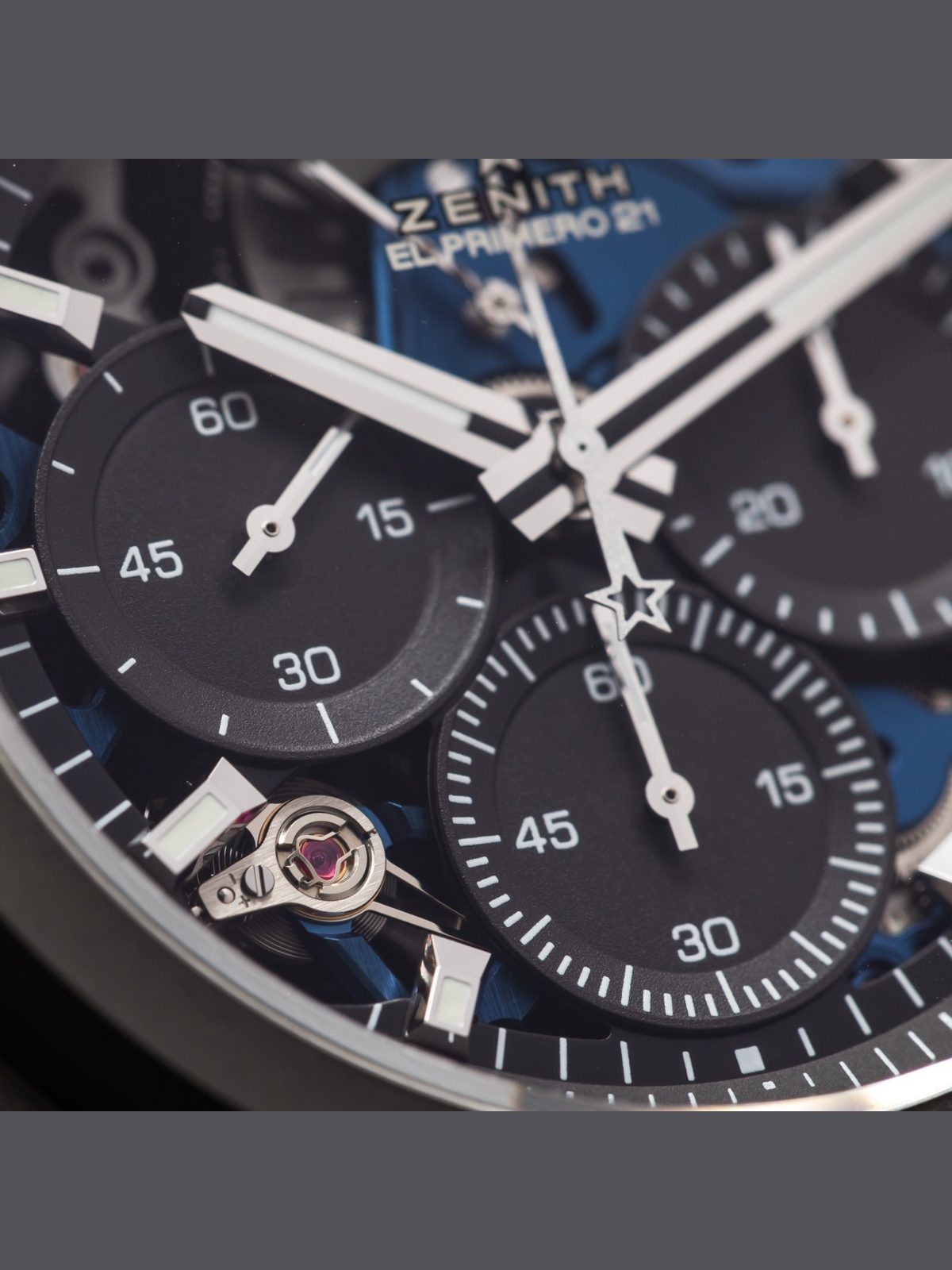 Zenith Defy El Primero Titanium Chronograph "Ultra Blue" - 97.9001.9004/81.R946