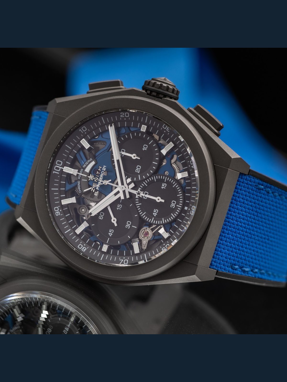Zenith Defy El Primero Titanium Chronograph "Ultra Blue" - 97.9001.9004/81.R946