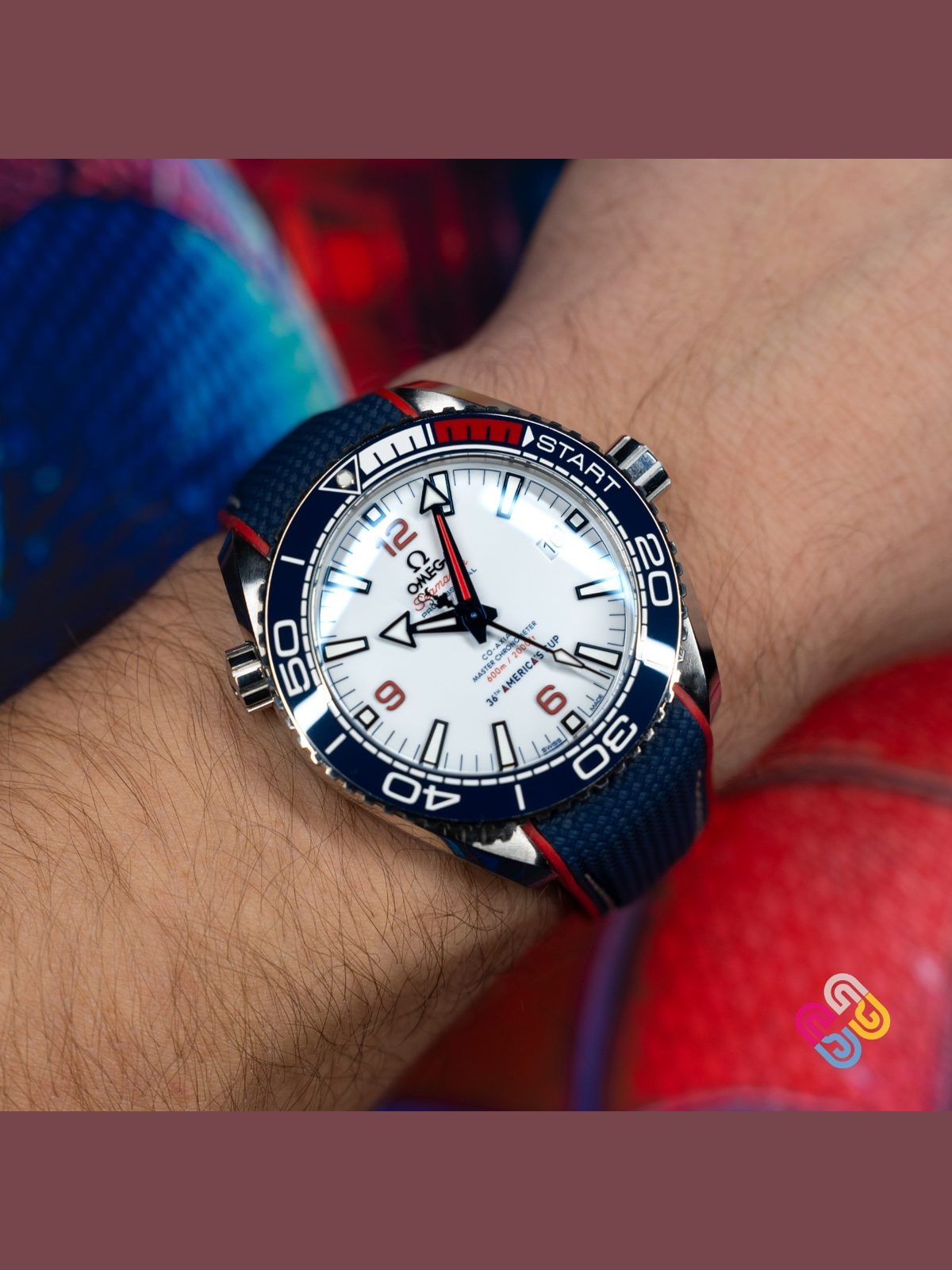 OMEGA 2021 Omega Seamaster Planet Ocean 600m America’s Cup 43.5mm 215.32.43.21.04.001