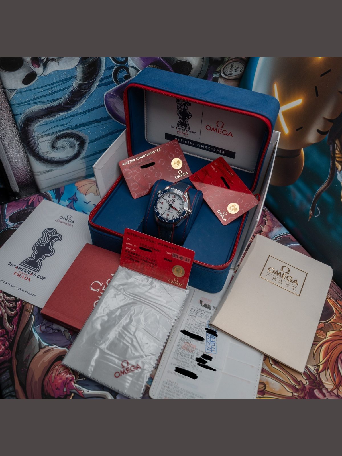 OMEGA 2021 Omega Seamaster Planet Ocean 600m America’s Cup 43.5mm 215.32.43.21.04.001