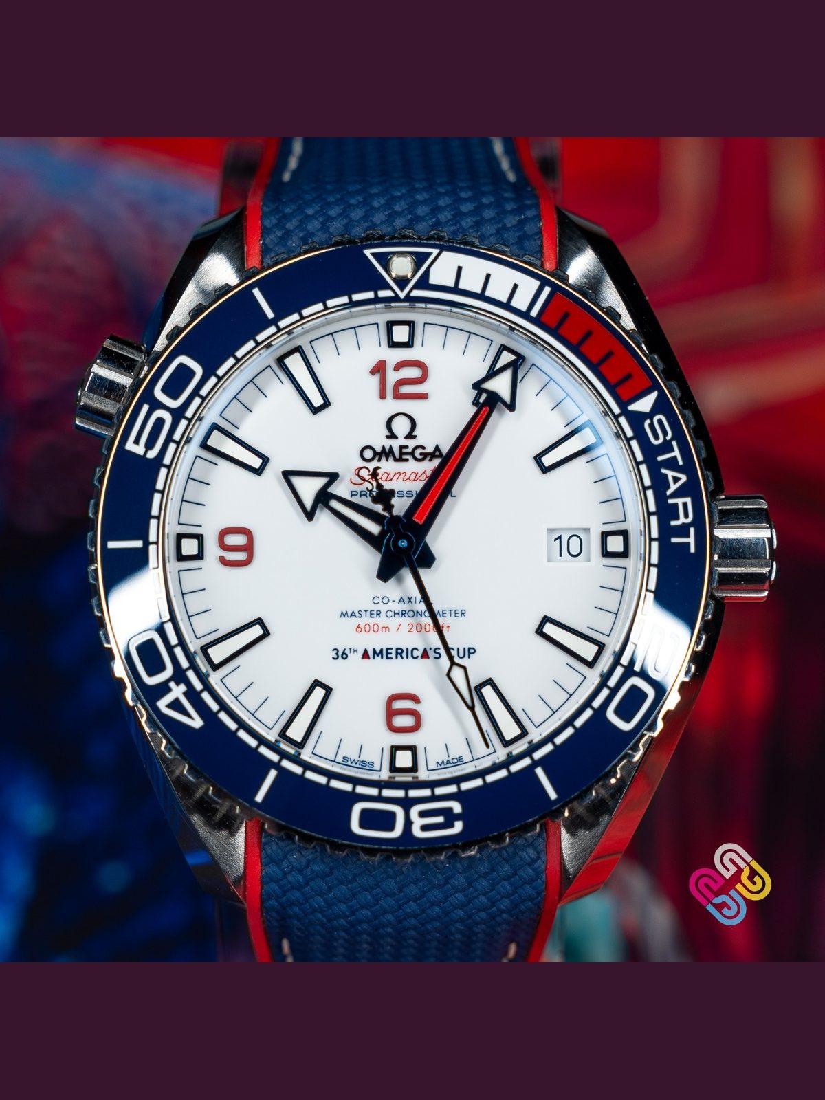 OMEGA 2021 Omega Seamaster Planet Ocean 600m America’s Cup 43.5mm 215.32.43.21.04.001