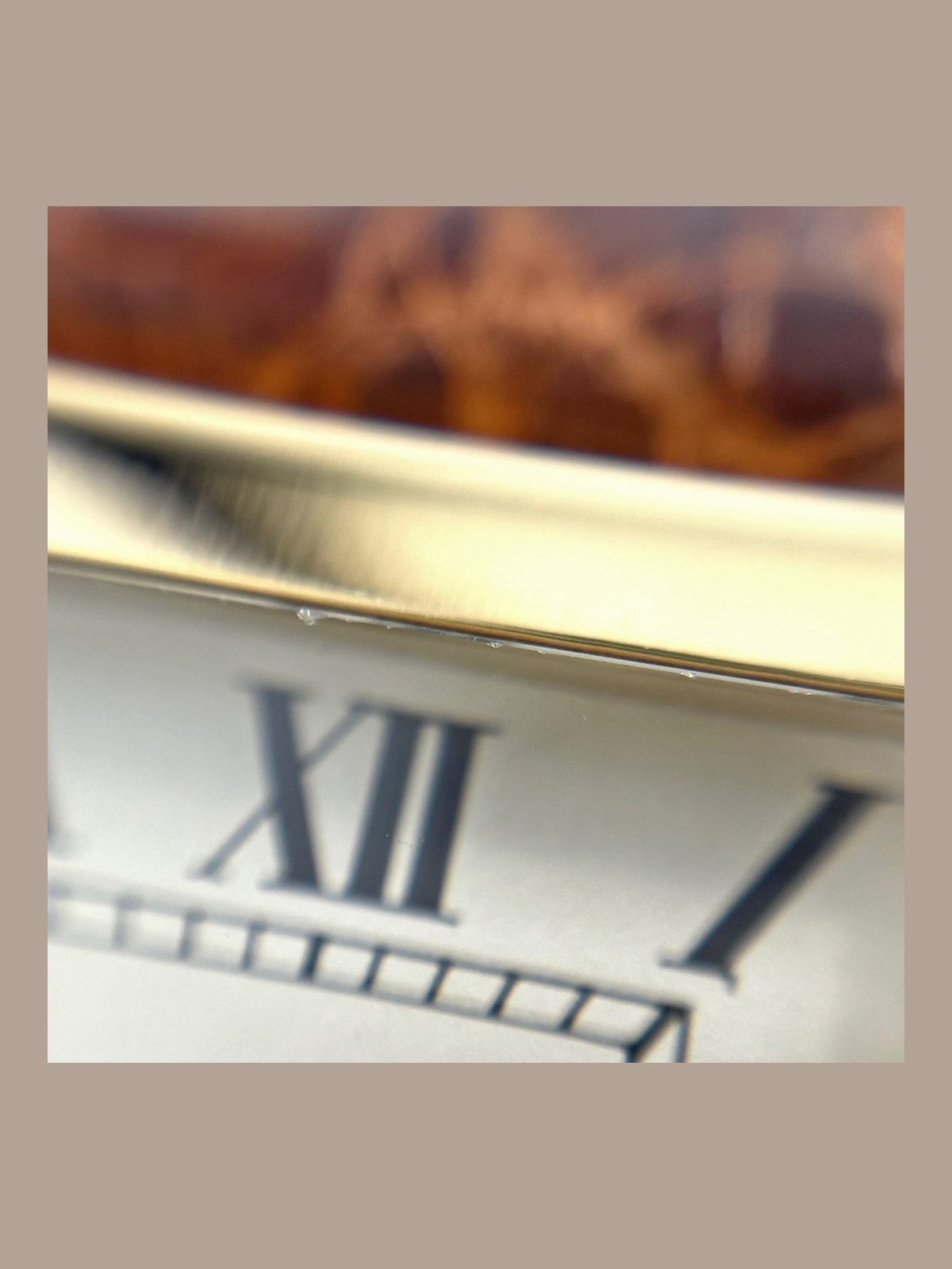 Cartier Tank American W2600351 Watch YG Leather Quartz Cream-colored Used BUYS-0