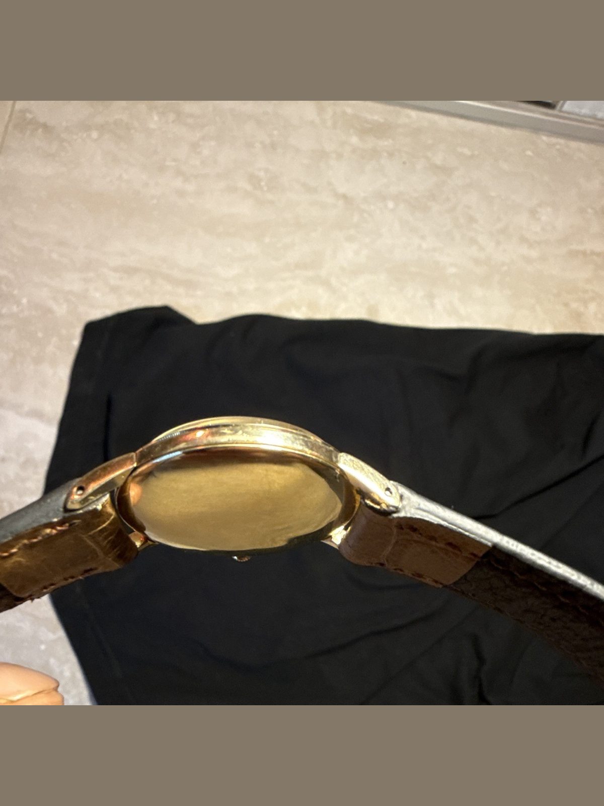 OMEGA 1951 Omega Cal. 361 – Solid 14K Gold – Rare Original Waffle Dial – Ref. B6520 F