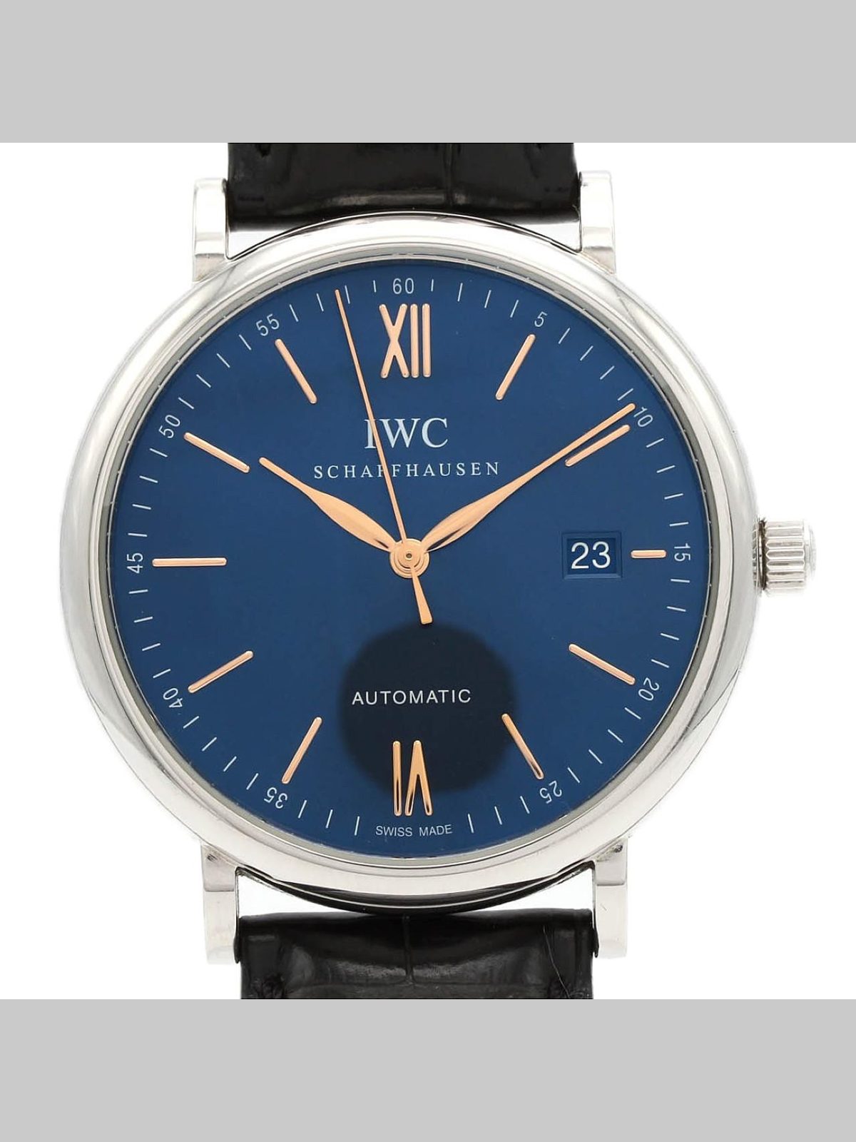 IWC Authentic [Unserviced - Value Price] IWC Portofino Automatic IW356523 Stainless Steel Watch