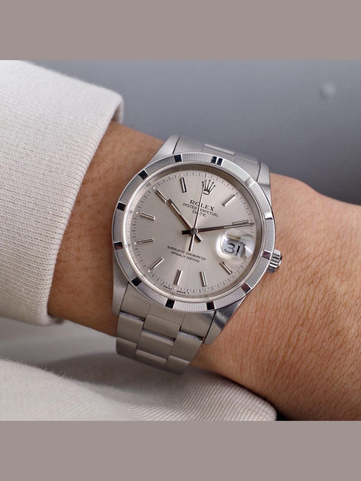 Rolex Date 34mm 15210 Automatic Stainless Steel