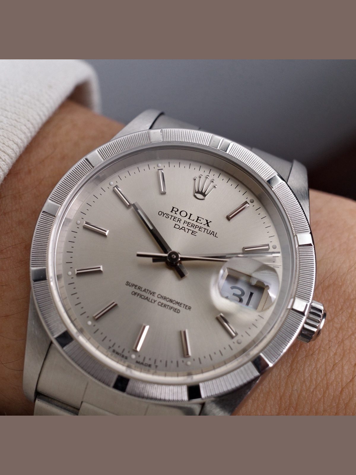 Rolex Date 34mm 15210 Automatic Stainless Steel
