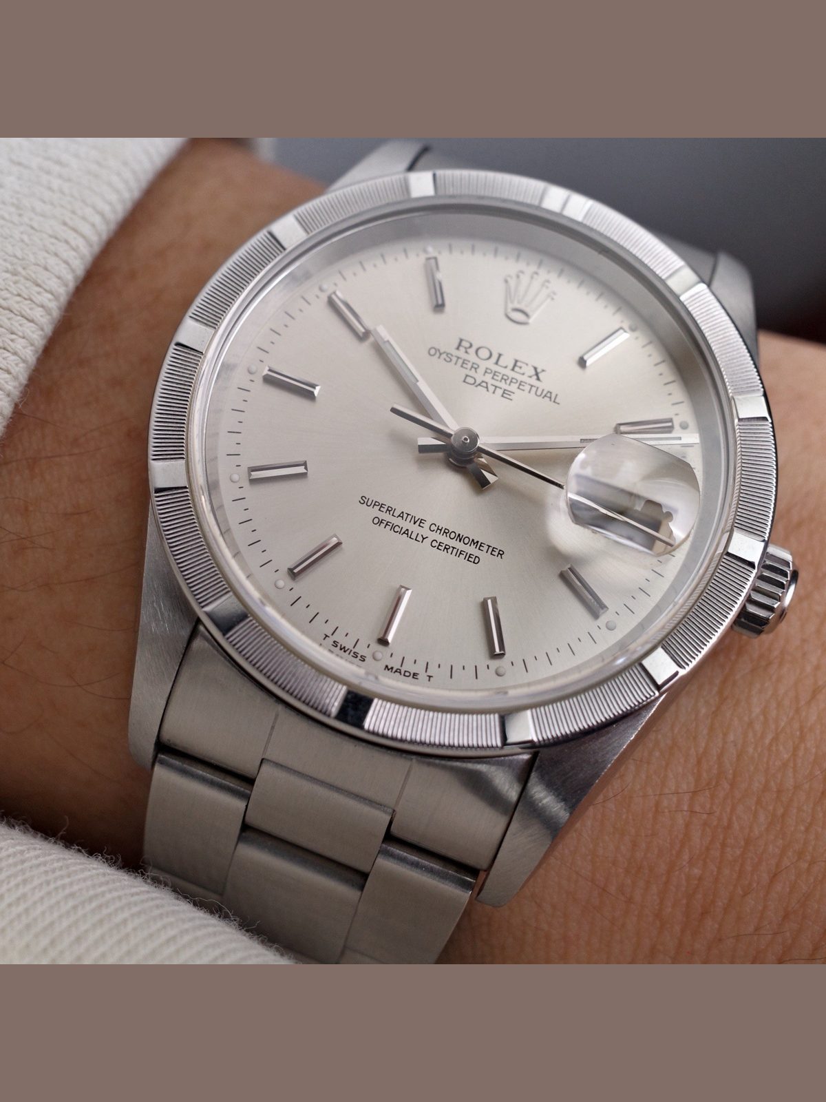 Rolex Date 34mm 15210 Automatic Stainless Steel