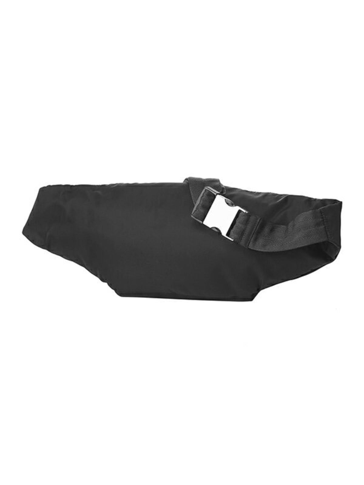 Prada Marsupio Tessuto Nylon Triangle Logo Black Belt Bag