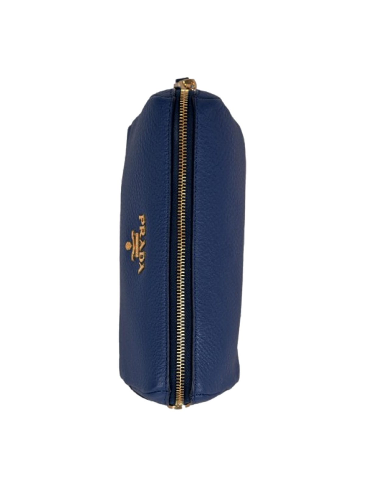 Prada Contenitore Baltico Navy Blue Vitello Daino Vanity Case