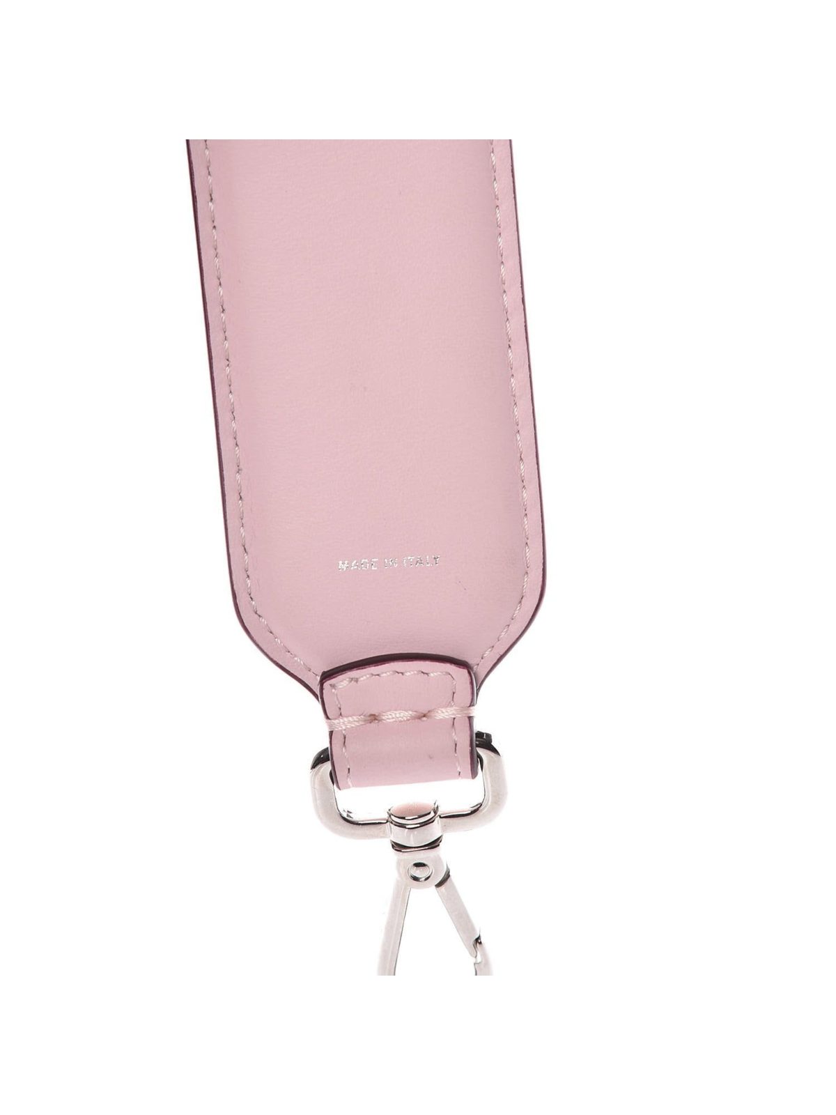 Fendi Mini Strap You Pink Peonia Multicolor "LOVE" Studded Leather