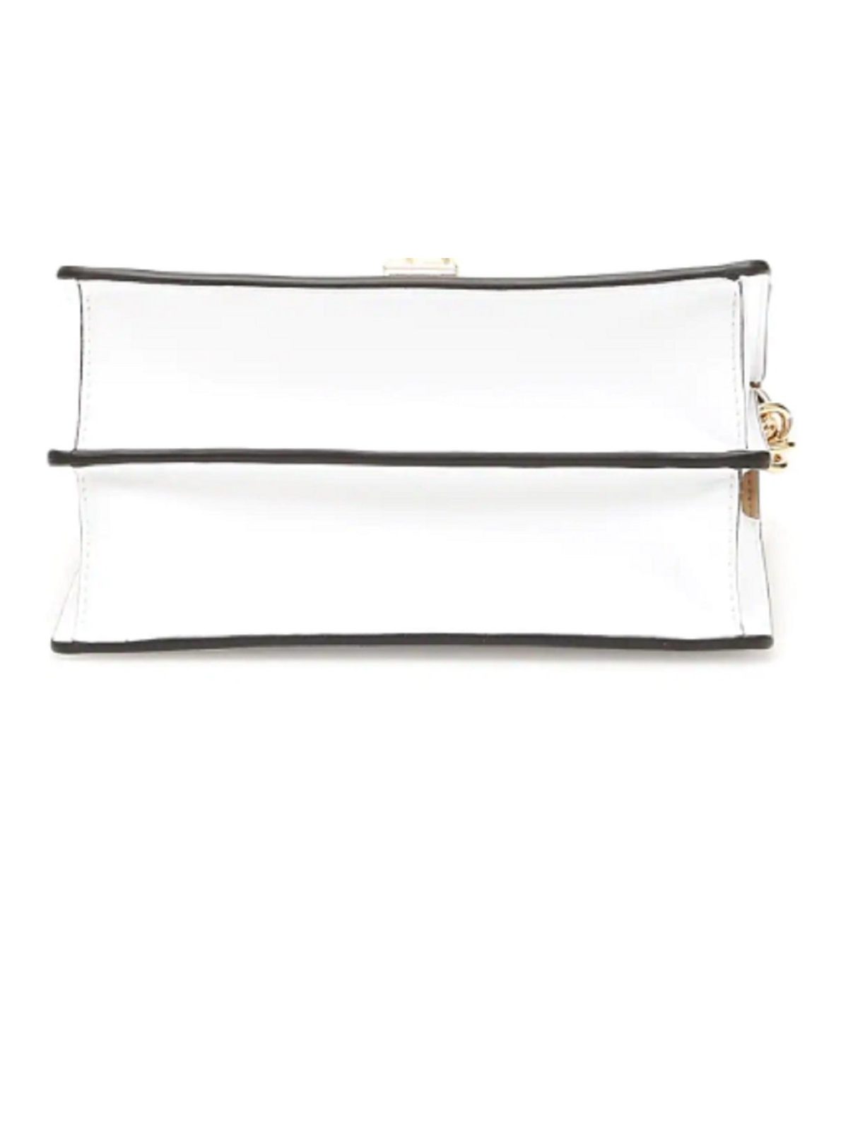Fendi Kan I Floral Calfskin Leather Chain Bag White Multicolor