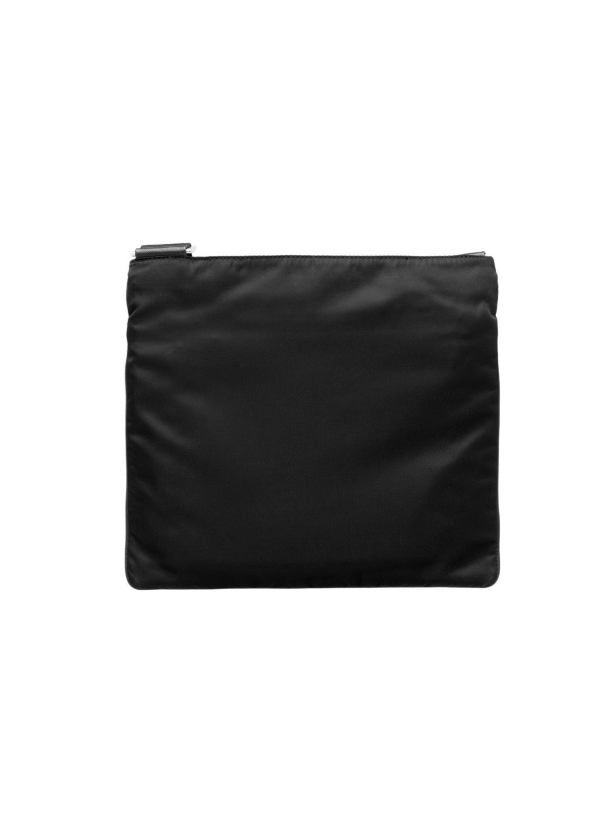 Prada Tessuto Saffiano Black Messenger Bag Cross Body