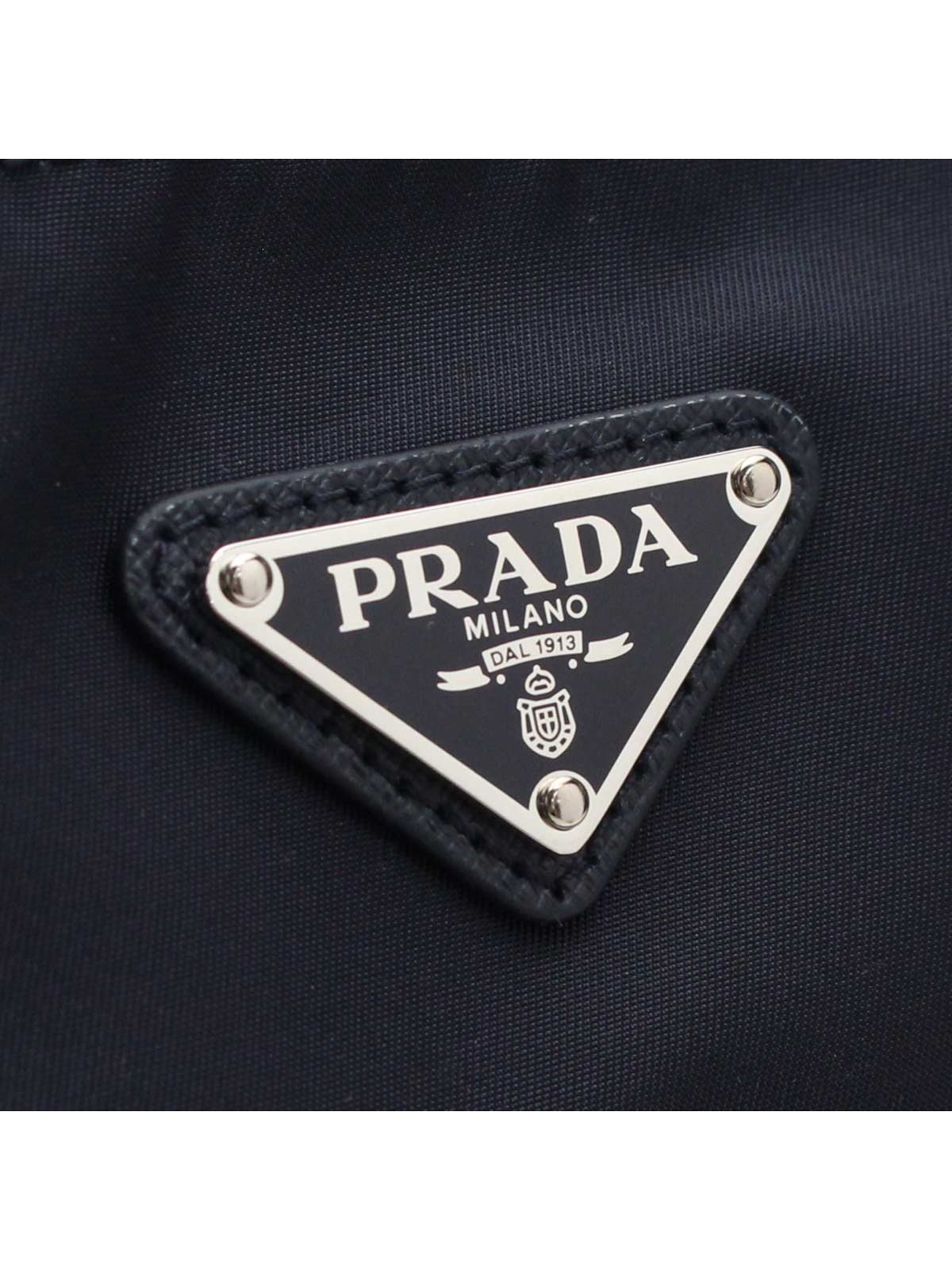 Prada Re-Nylon Tessuto Messenger Crossbody Bag Black