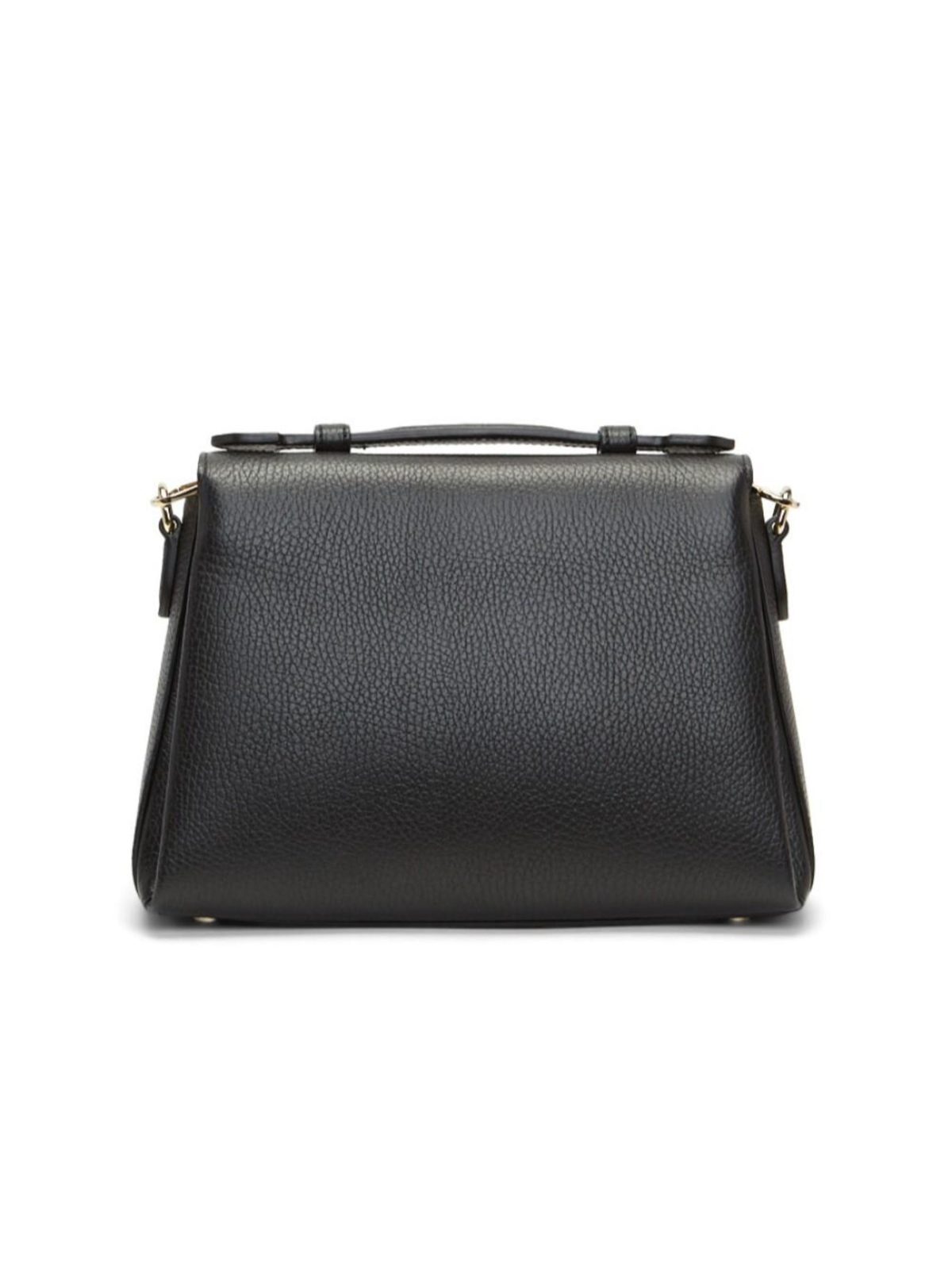 Gucci Interlocking G Black Calf Leather Chain Crossbody Bag