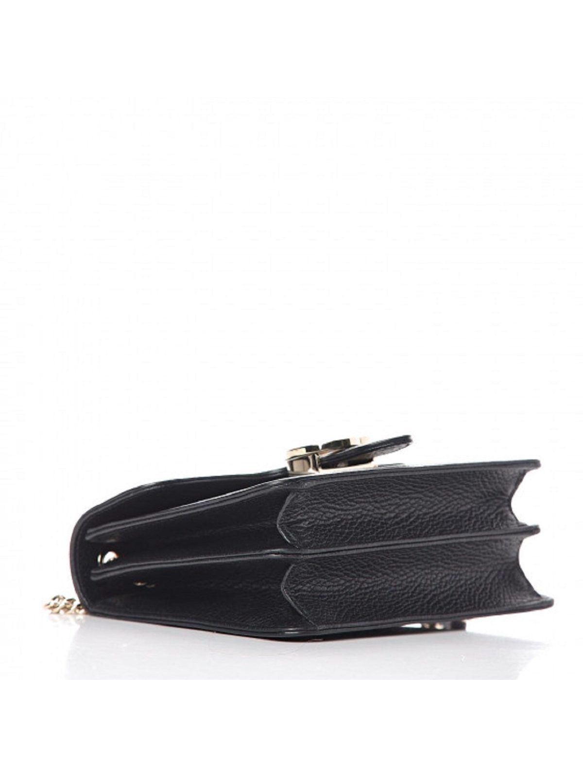 Gucci Icon GG Black Leather Small Crossbody Bag