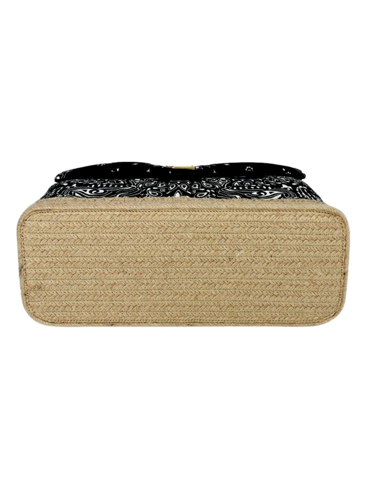 Saint Laurent Loulou Black Paisley Quilted Cross Body Bag