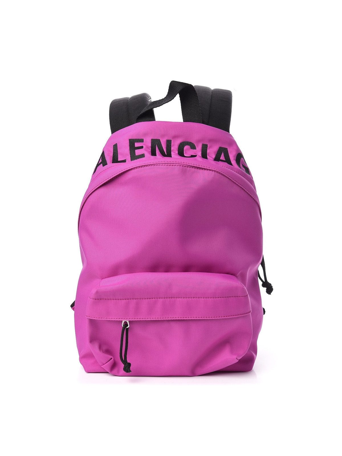 Balenciaga Wheel Sport Backpack Pink Fuchsia Nylon Logo