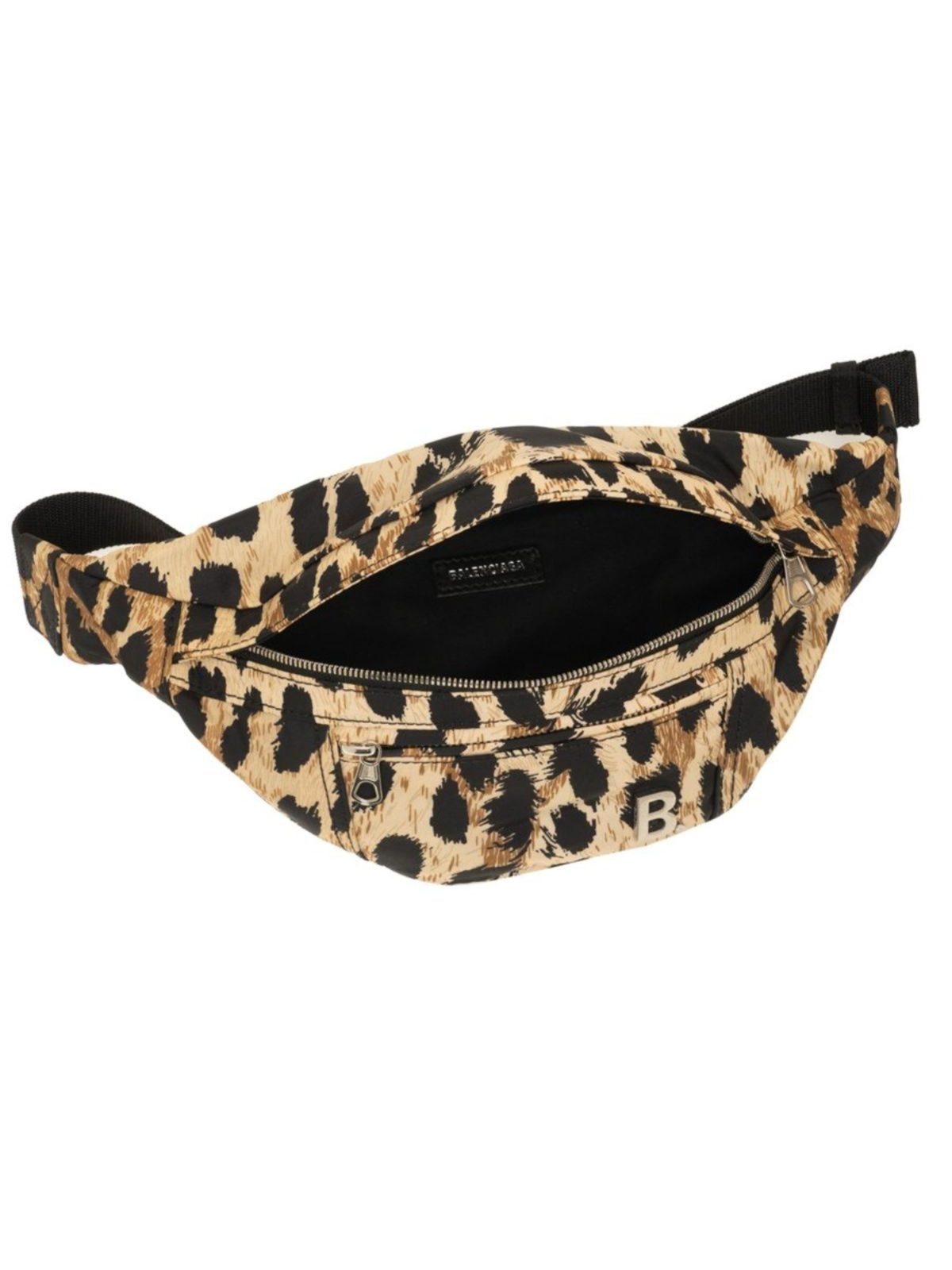 Balenciaga Nylon Leopard Print Belt Bag