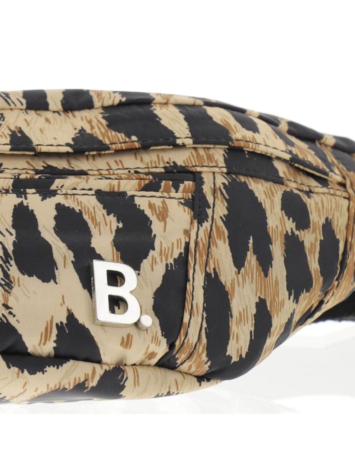 Balenciaga Nylon Leopard Print Belt Bag