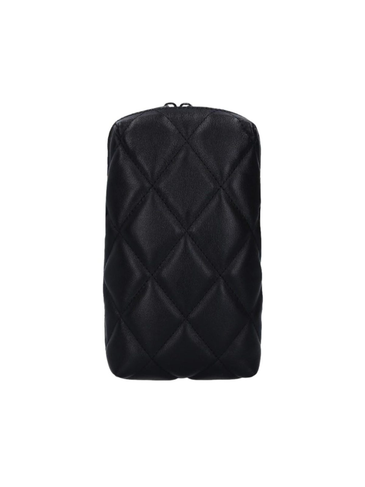 Balenciaga Touch Black Quilted Nappa Leather Puffy Bag
