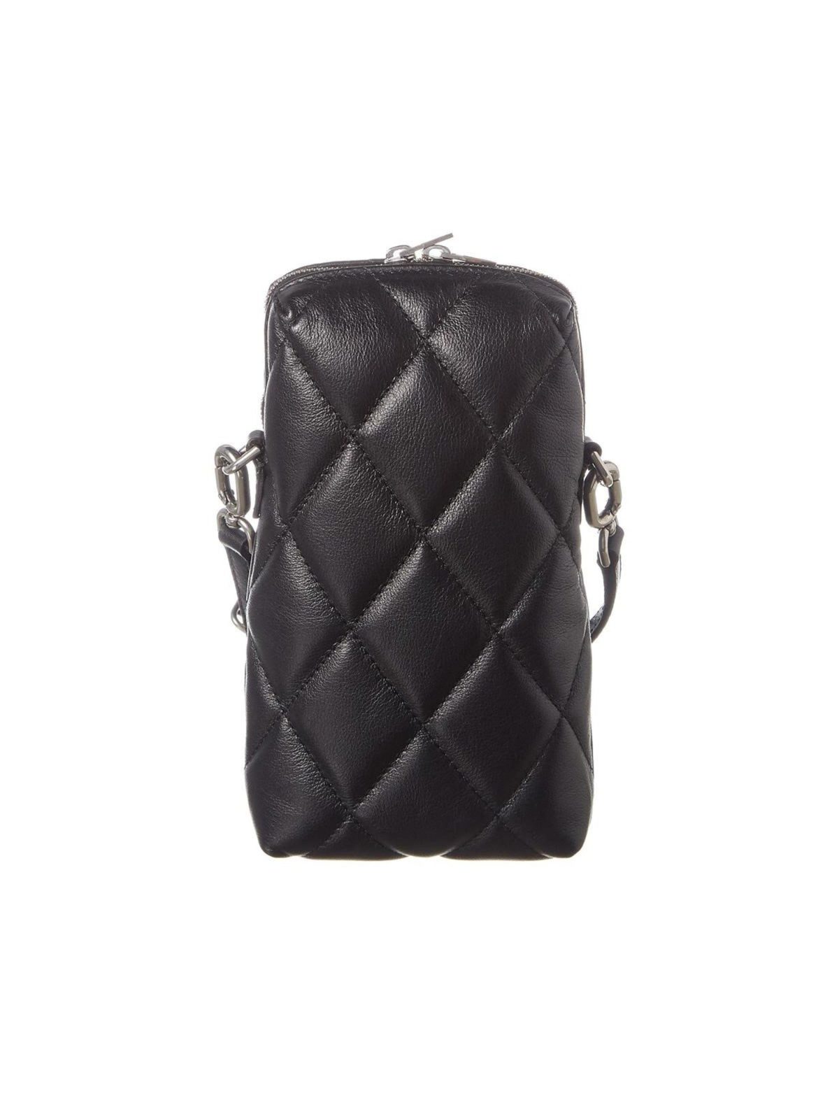 Balenciaga Touch Black Quilted Nappa Leather Puffy Bag