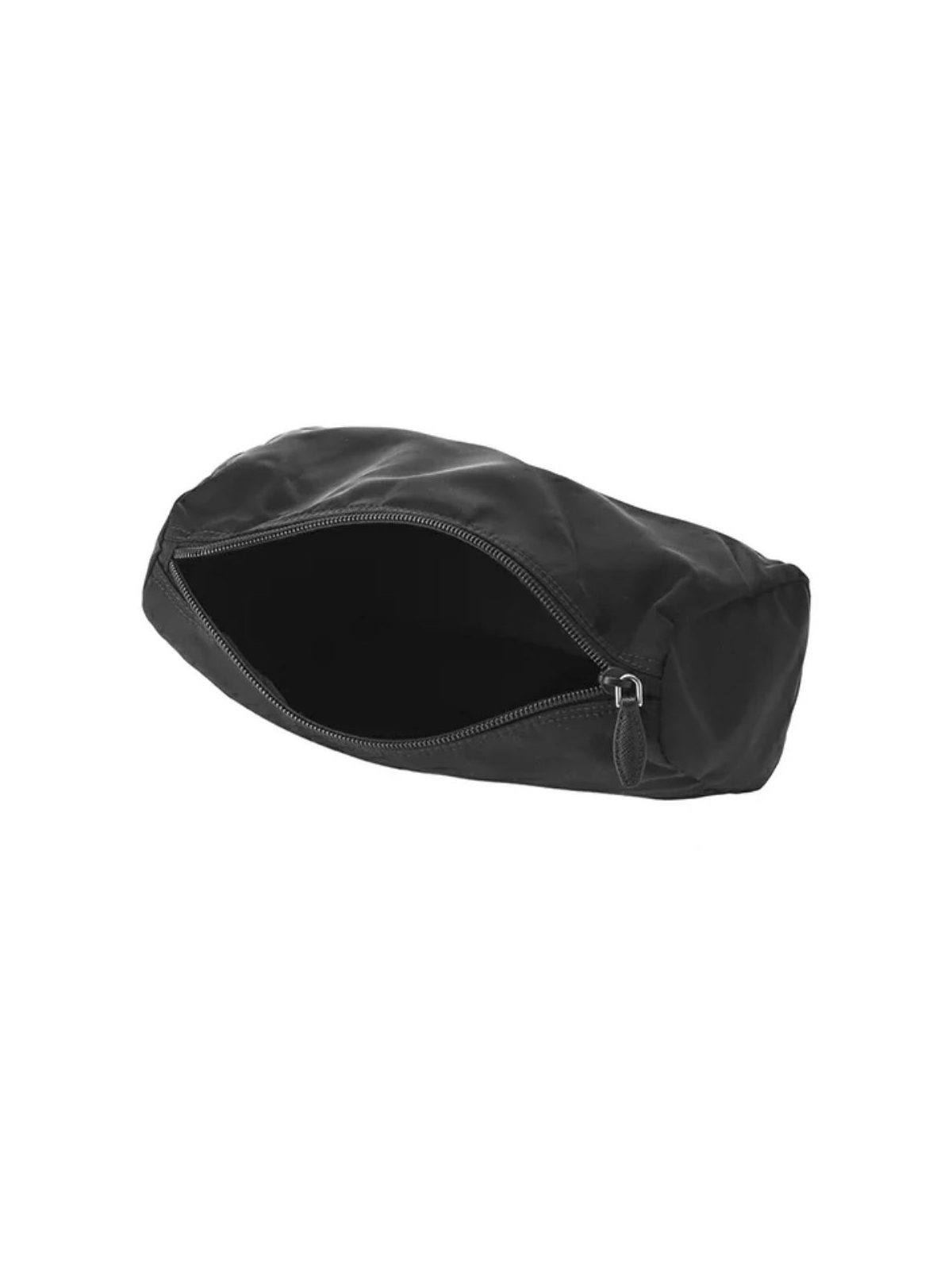 Prada Black Tessuto Nylon Medium Cosmetic Case Clutch