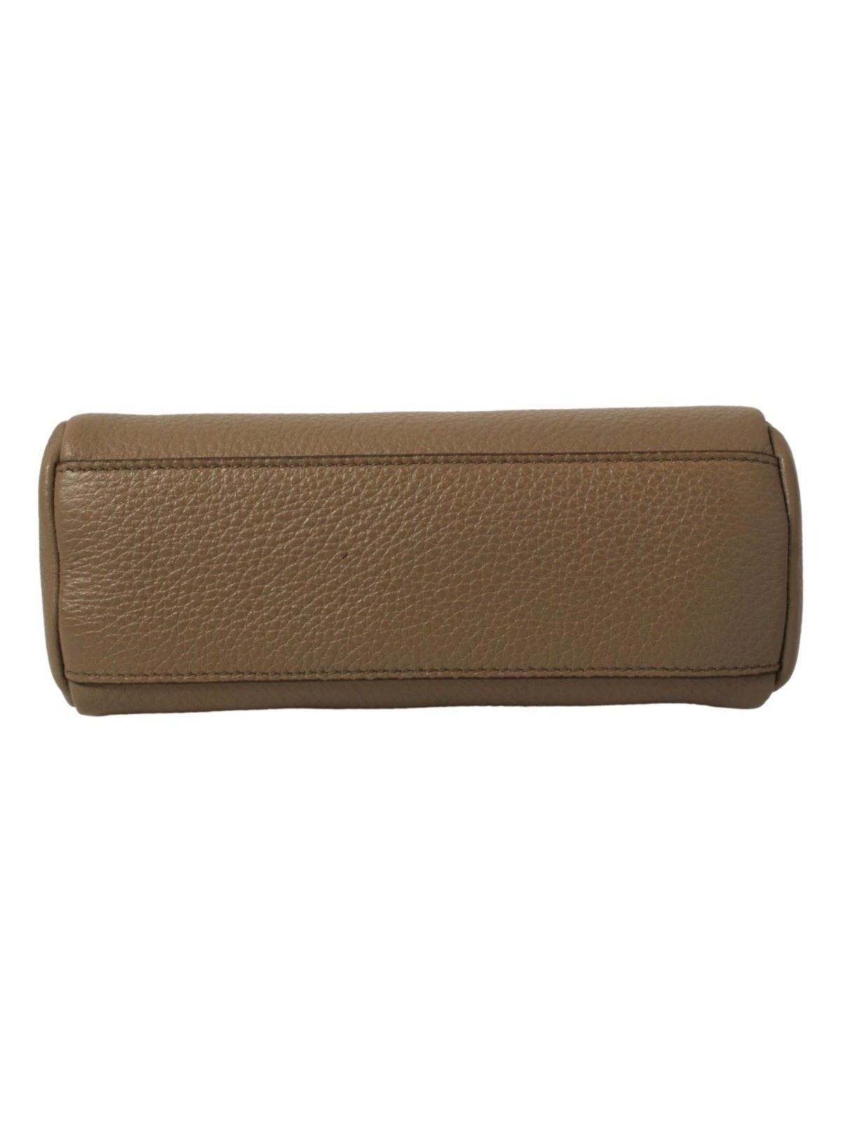 Prada Vitello Daino Argilla Grey Leather Cosmetic Pouch