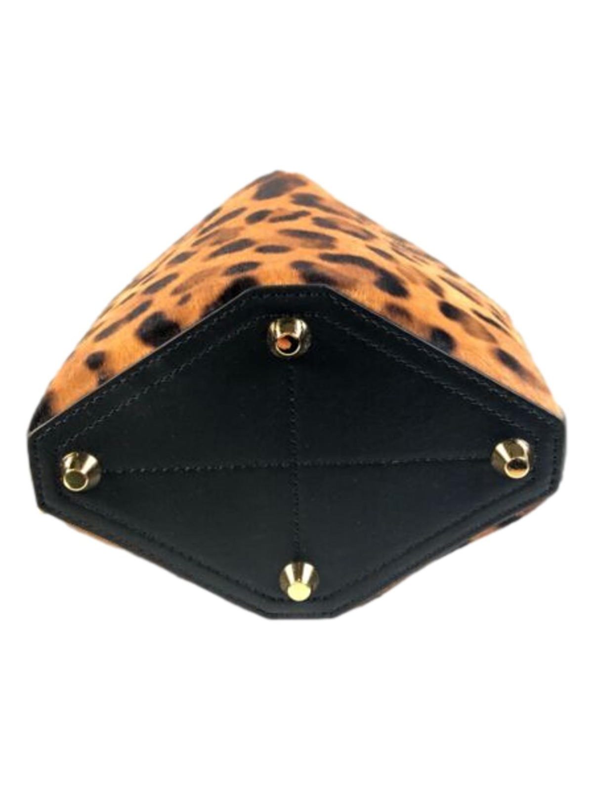 Alexander McQueen The Bucket Bag Leopard Print Pony Hair