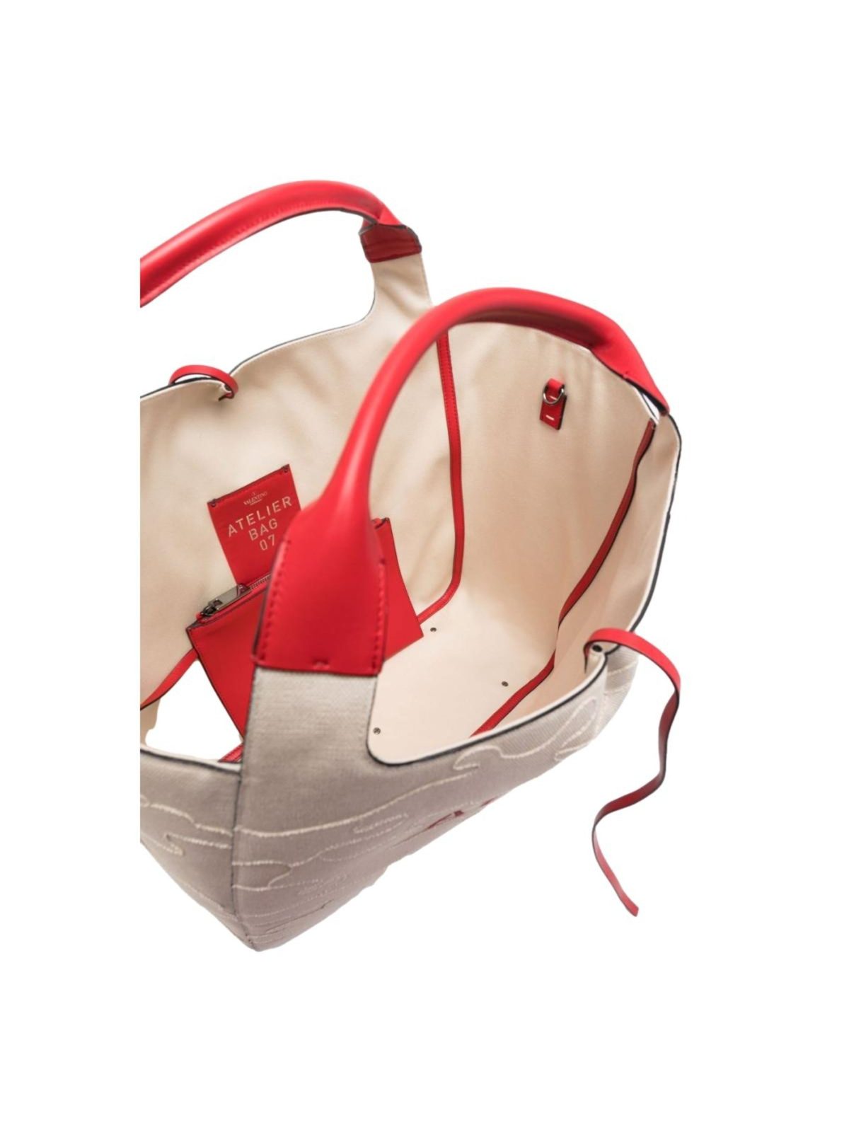 Valentino Garavani Sac Atelier 07 Edition Natural Tote Bag