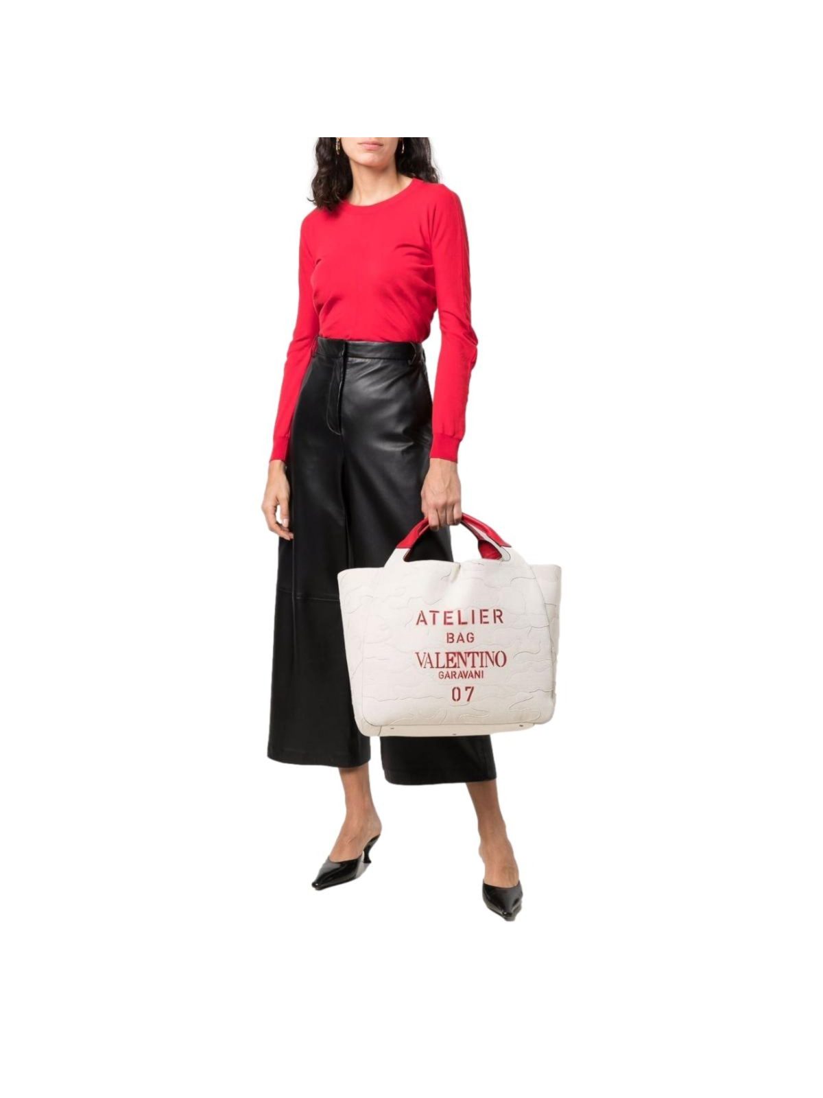 Valentino Garavani Sac Atelier 07 Edition Natural Tote Bag