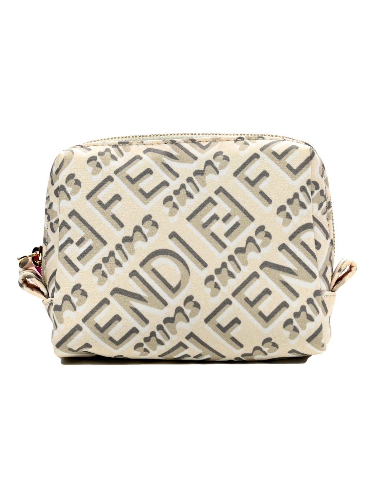 Fendi x Skims Avorio Nylon Beauty Pouch Small